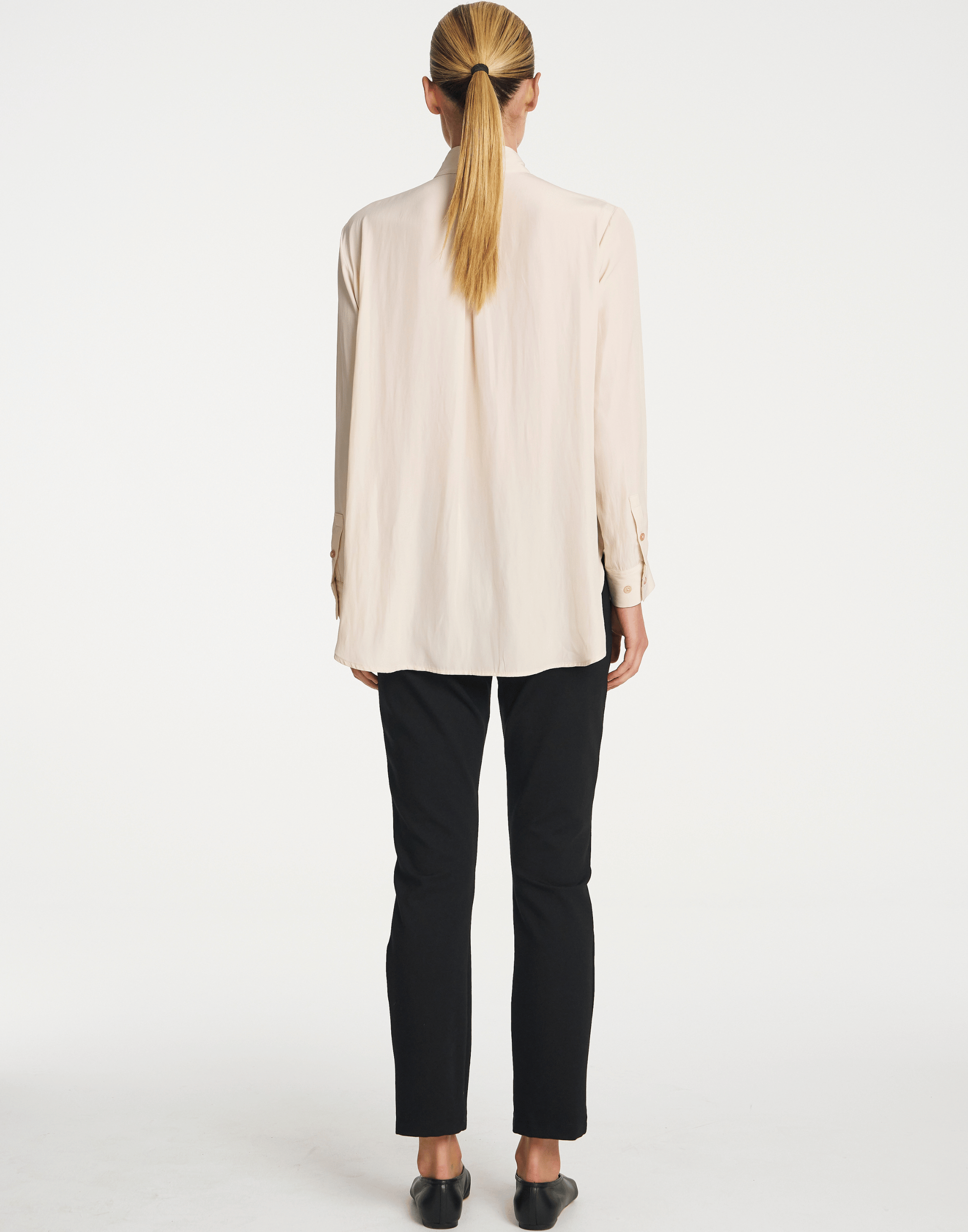 Black Stretch Slim Leg Pants