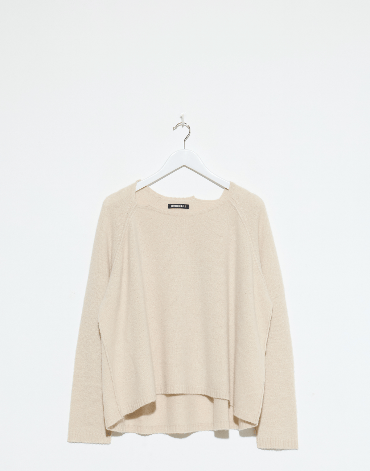 Bone Cashmere & Sable Pullover
