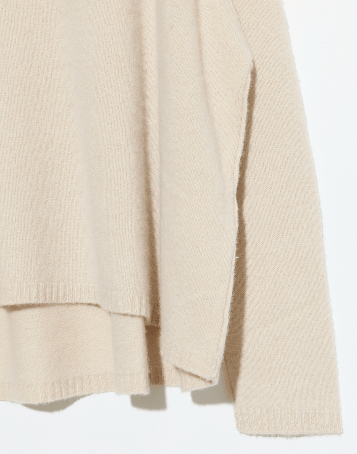 Bone Cashmere & Sable Pullover