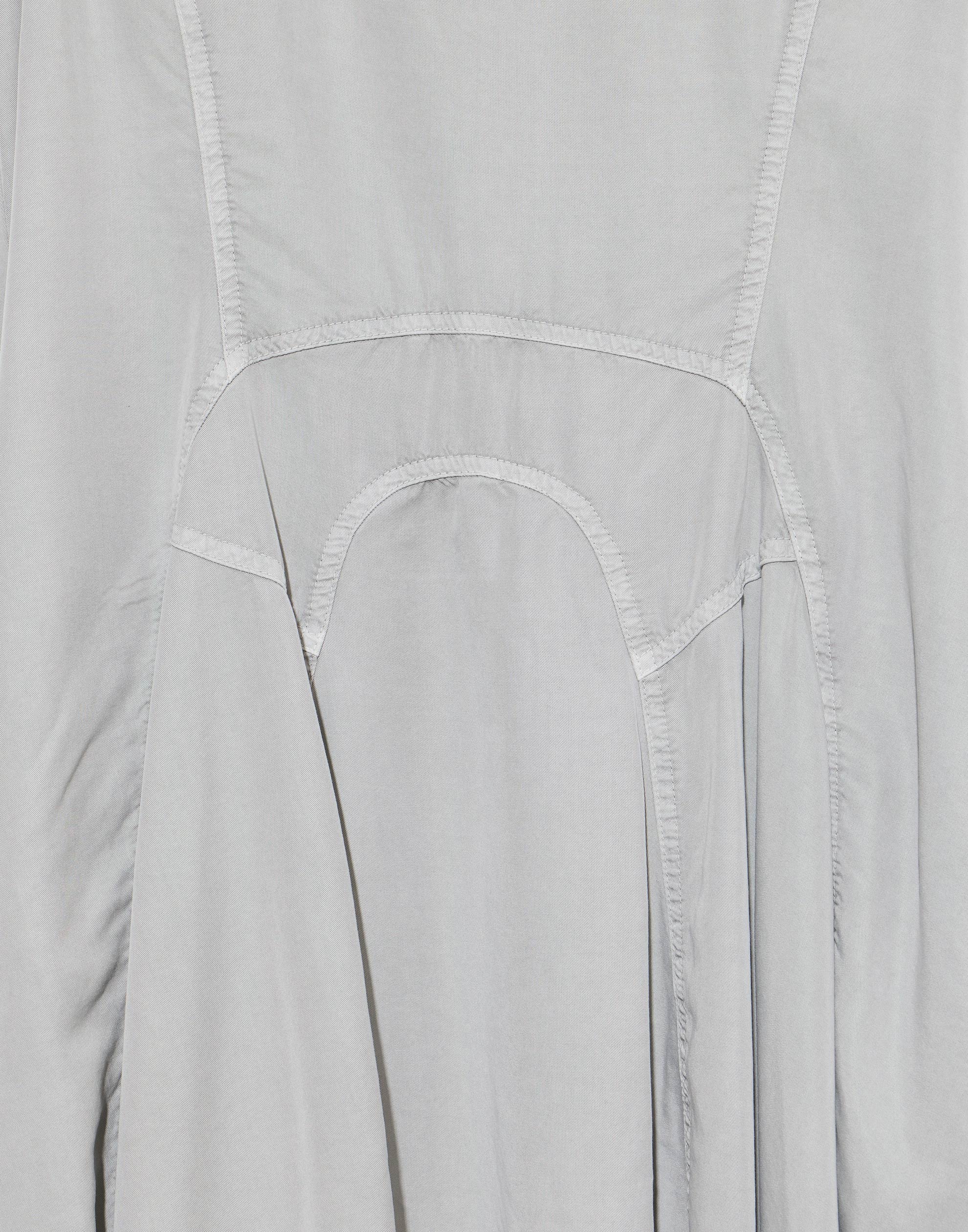 Grey Pigment Lyocell Sleeveless Dress