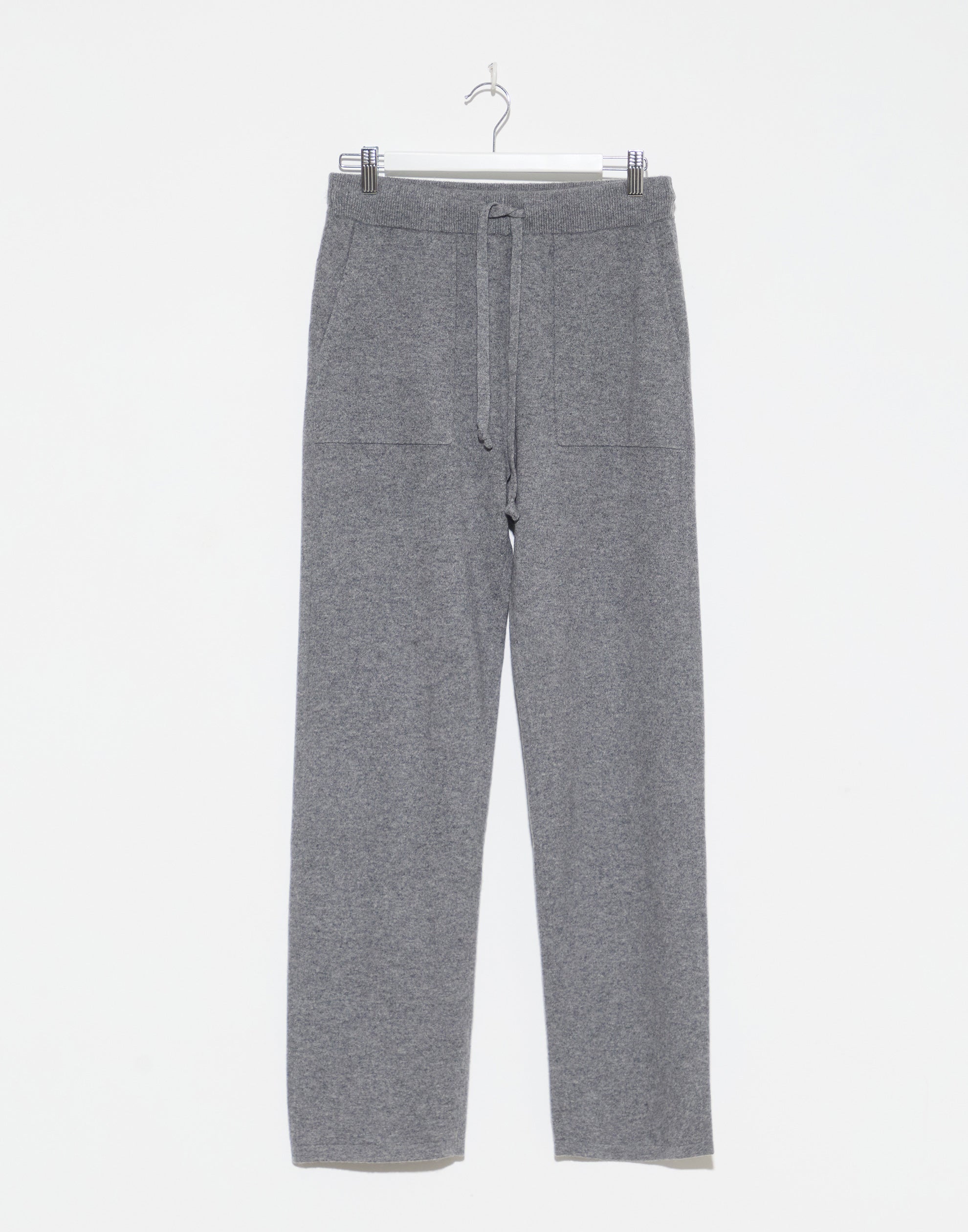 Mid Grey Cashmere Pocketed Pants