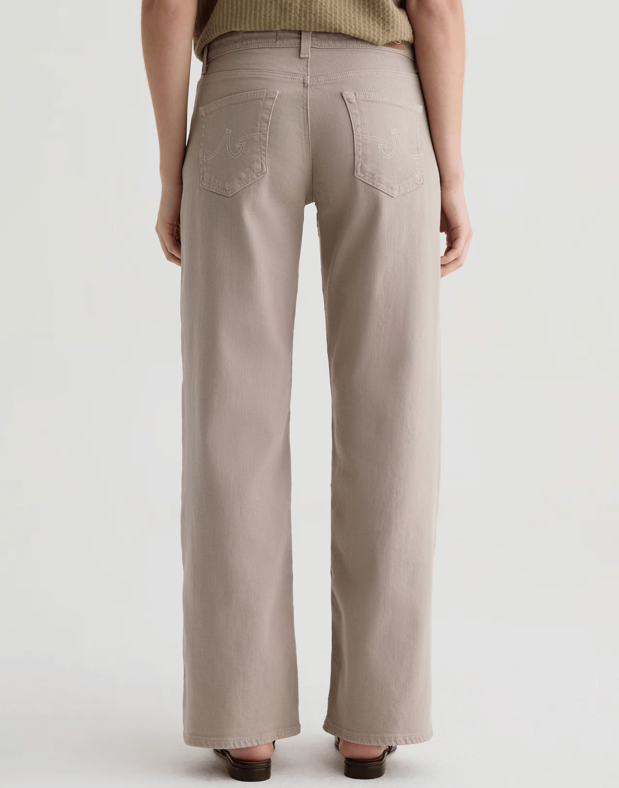 Taupe Low-Rise Adria Jeans