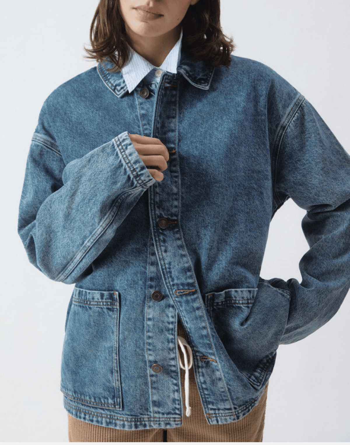 Stone Washed Blue Denim Joybird Jacket