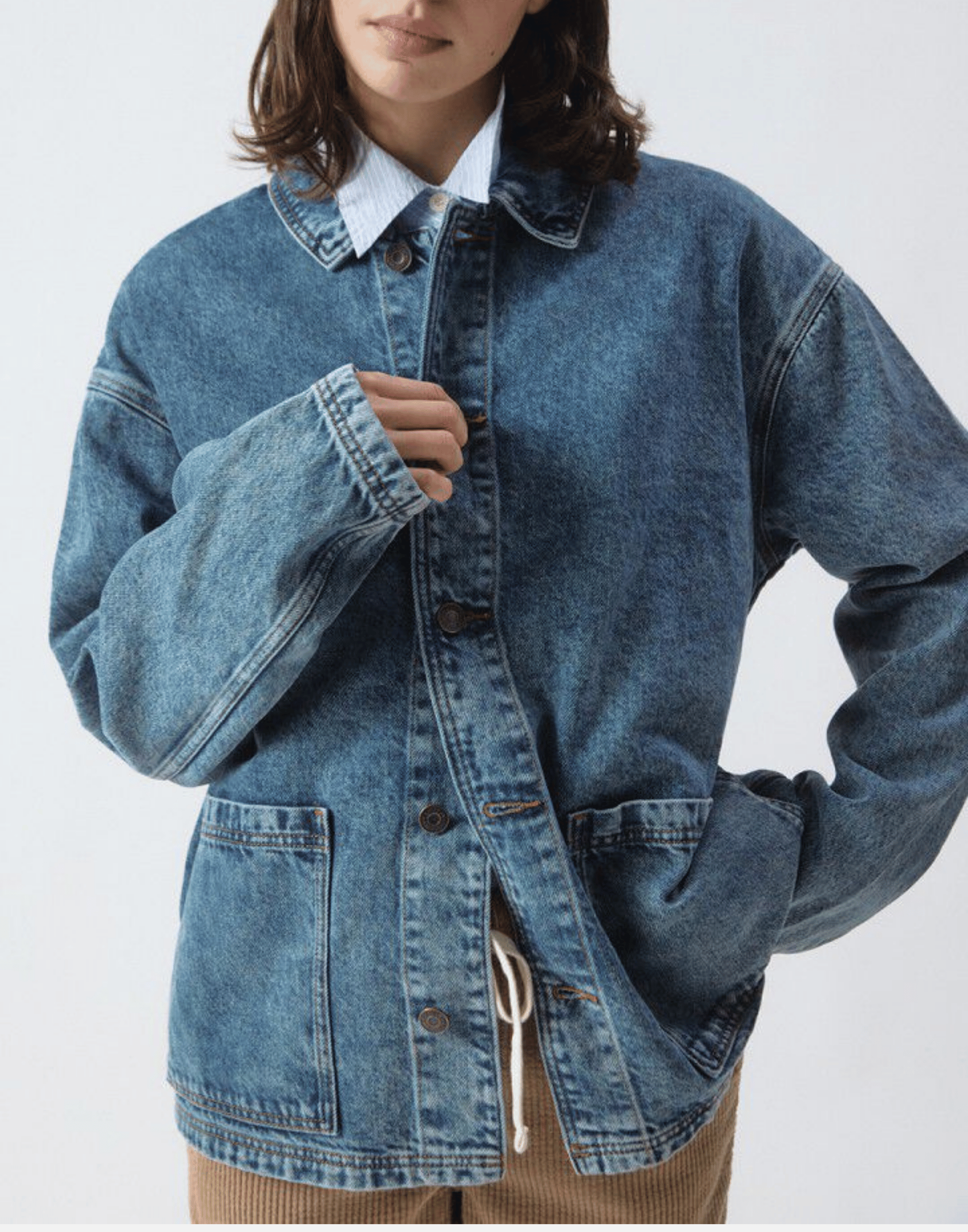 Stone Washed Blue Denim Joybird Jacket