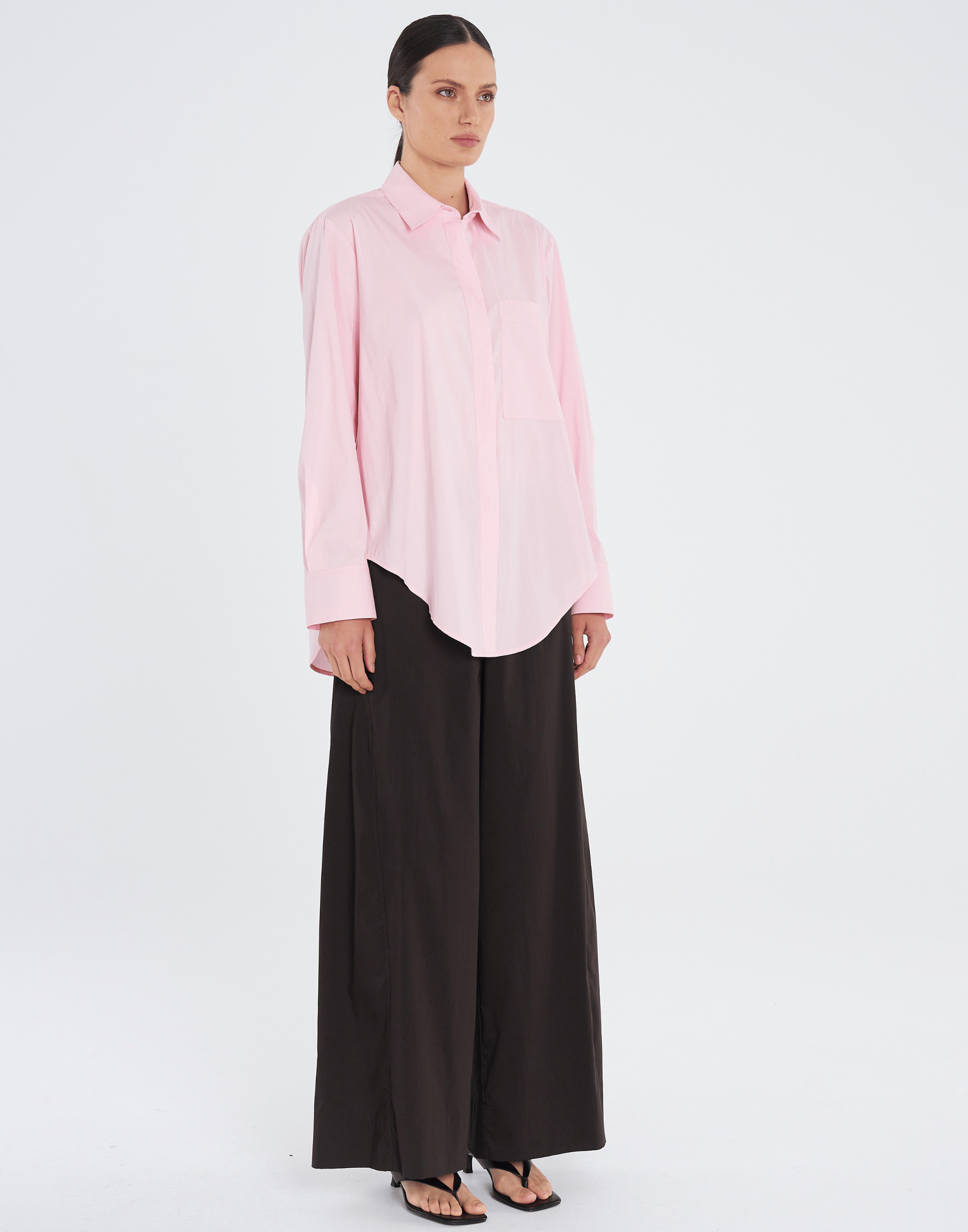 Rosebud Cotton Blend Saville Shirt