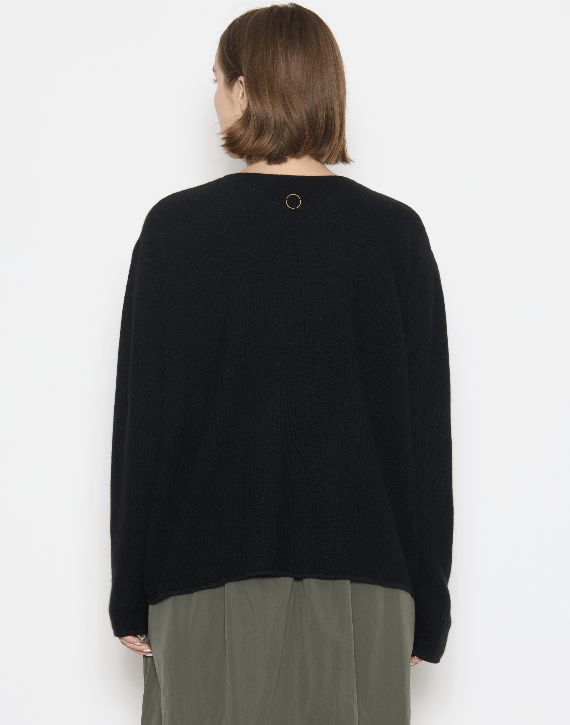 Black Cashmere Bagi Pullover