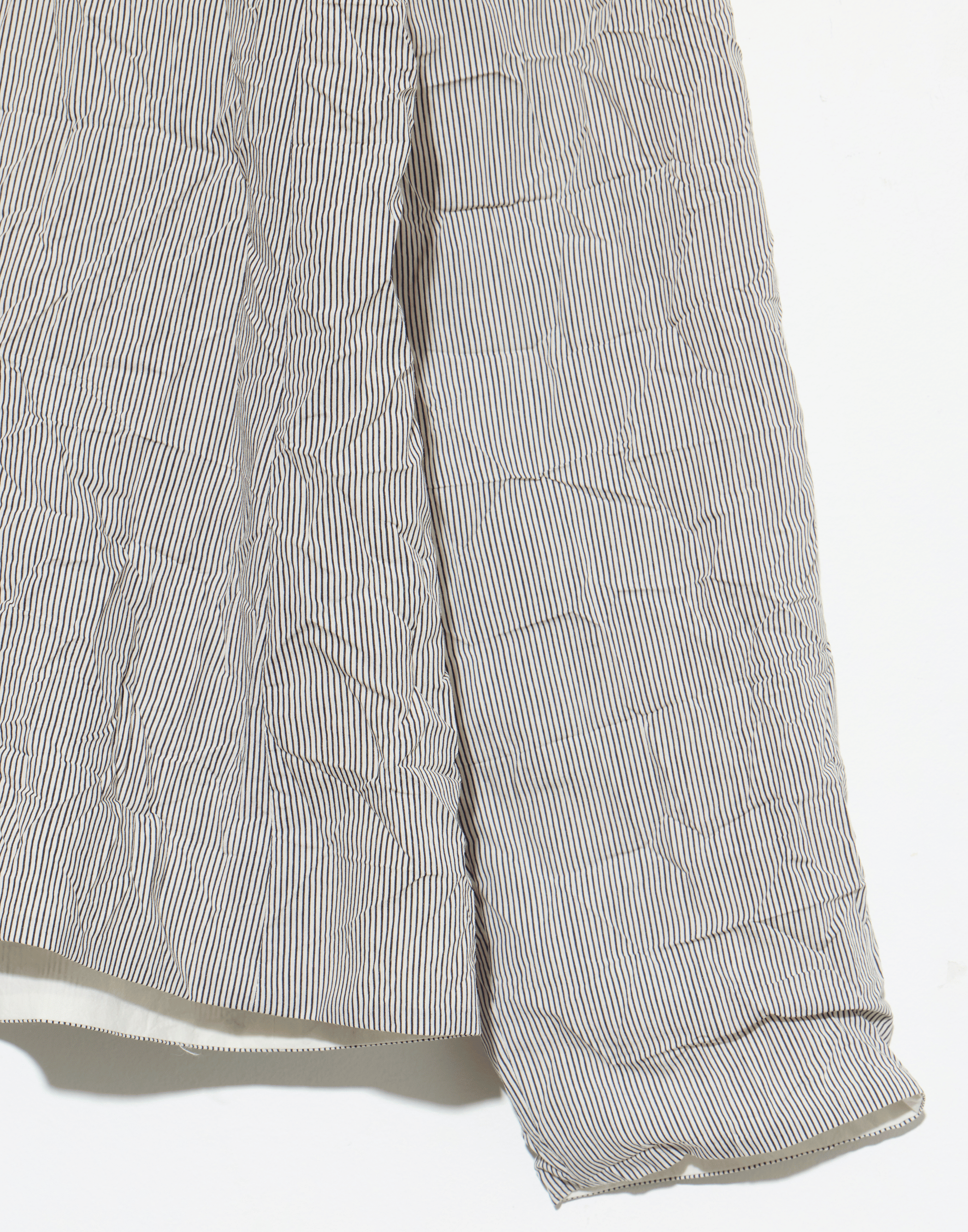 Pinstripe & Black Buttons Viscose Blend Jacket
