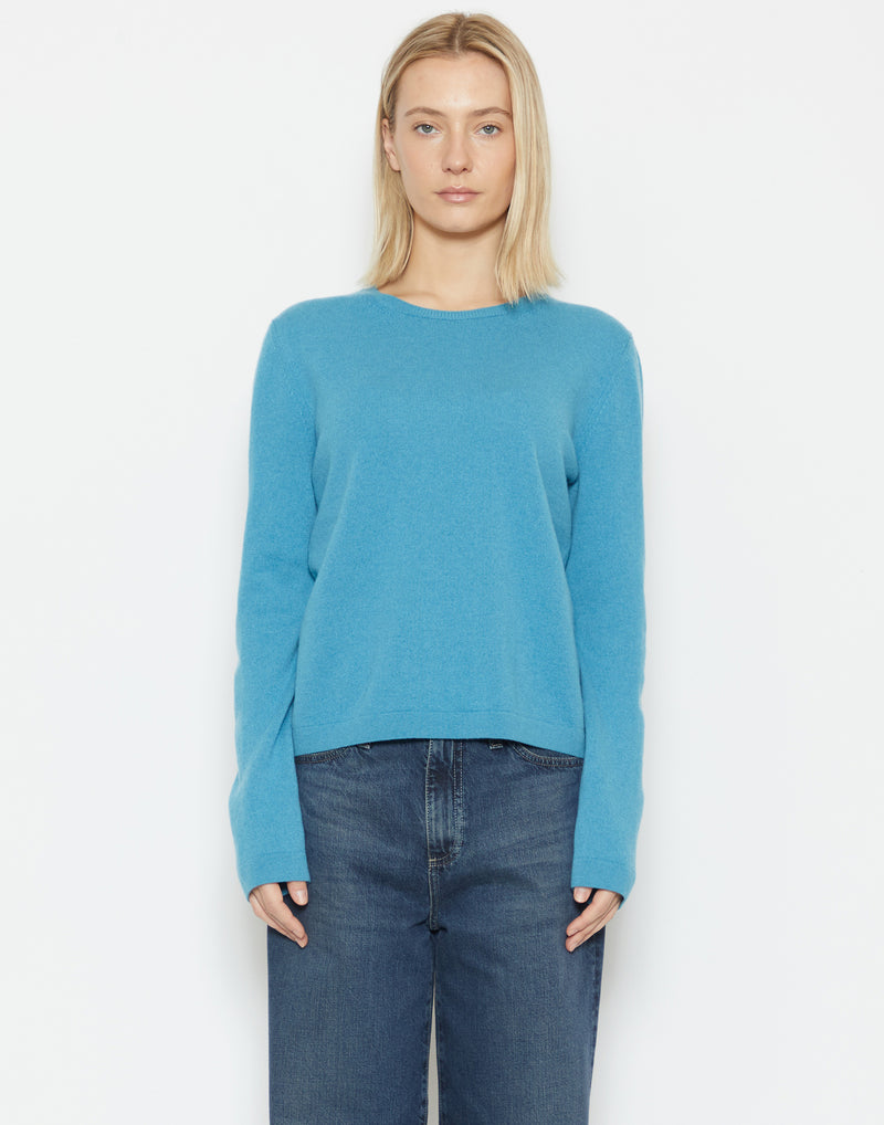 Blue Cashmere Queen Pullover