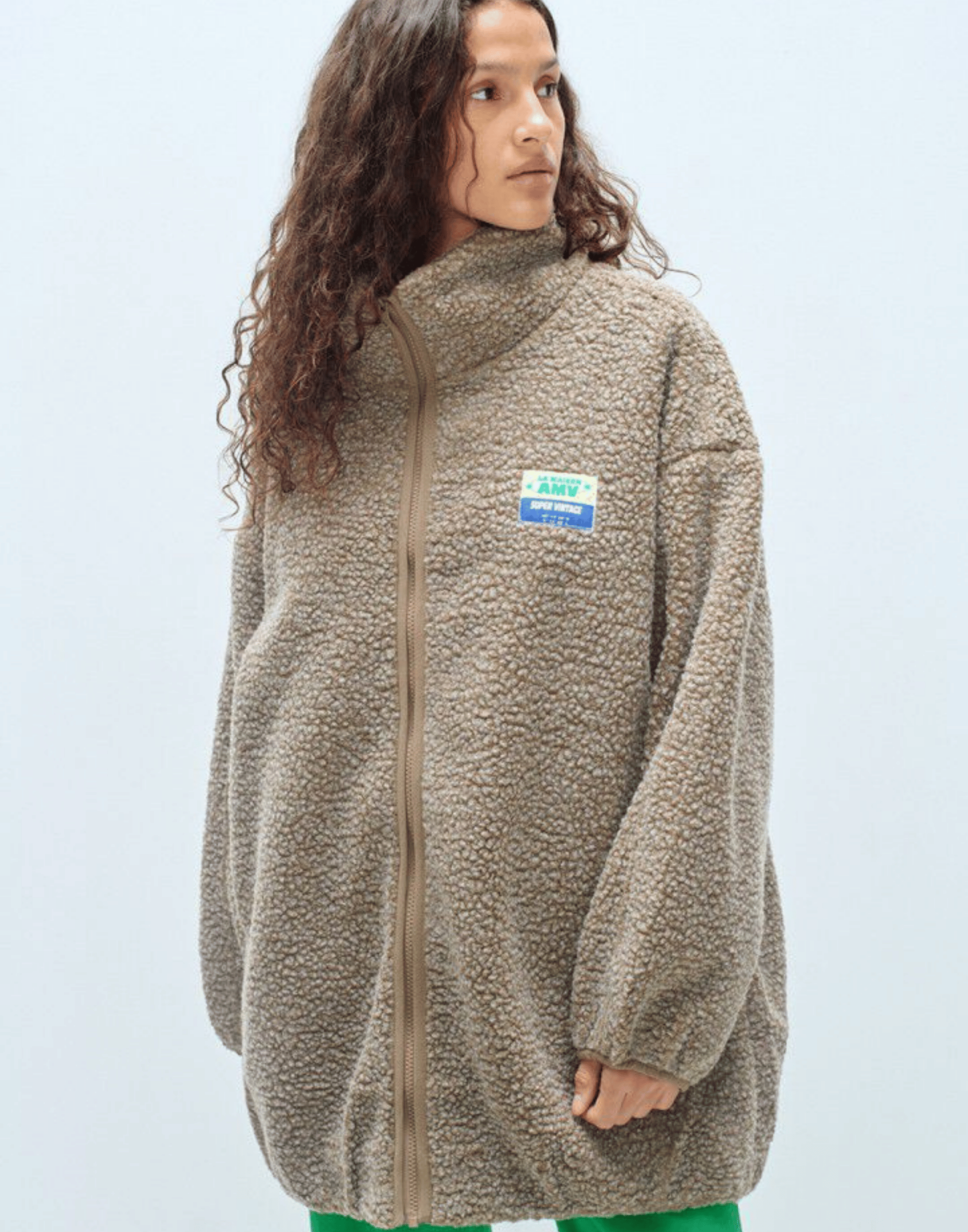 Nutmeg Faux Shearling Hocktown Coat