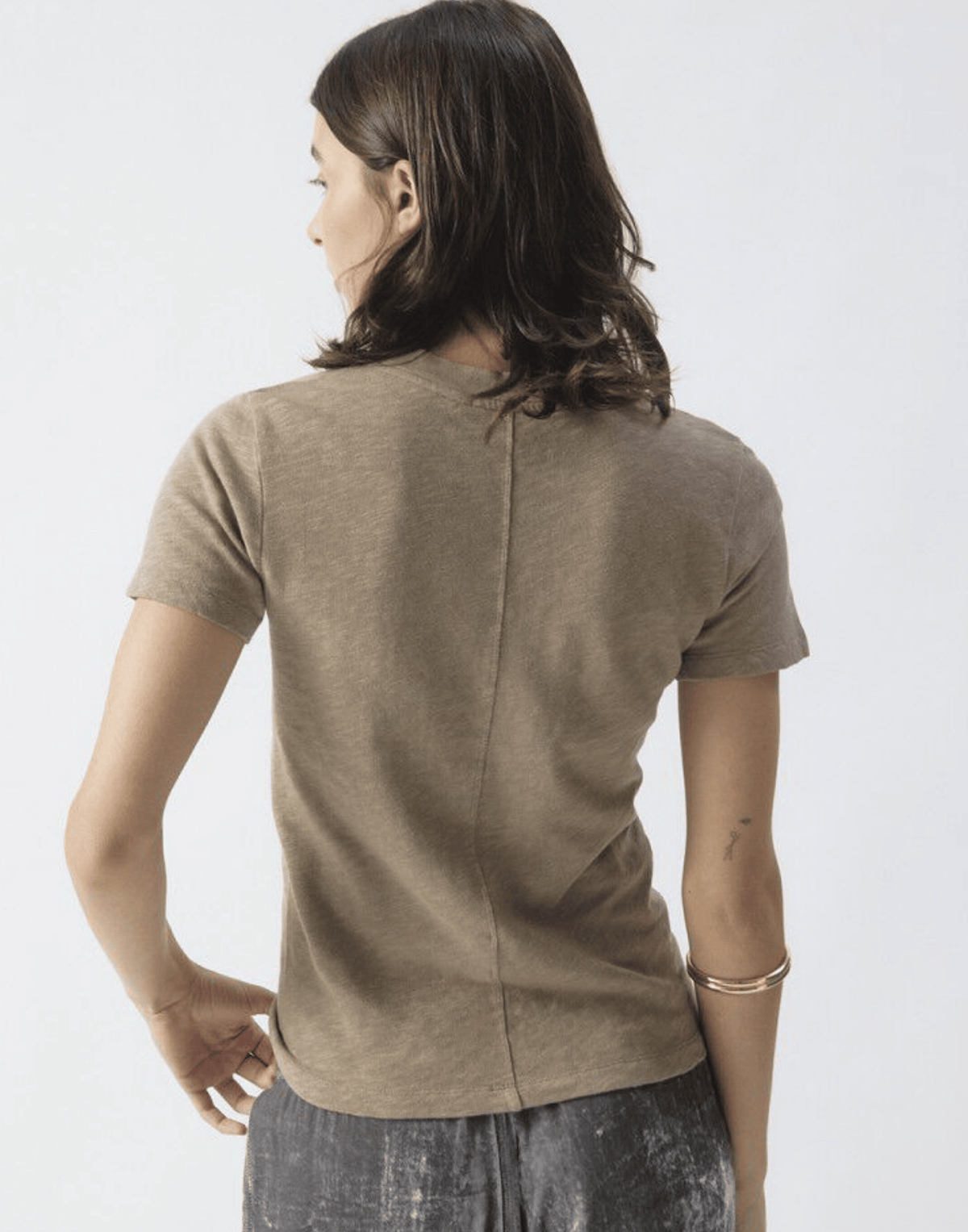 Vintage Seed Cotton Sonoma Fitted T-Shirt