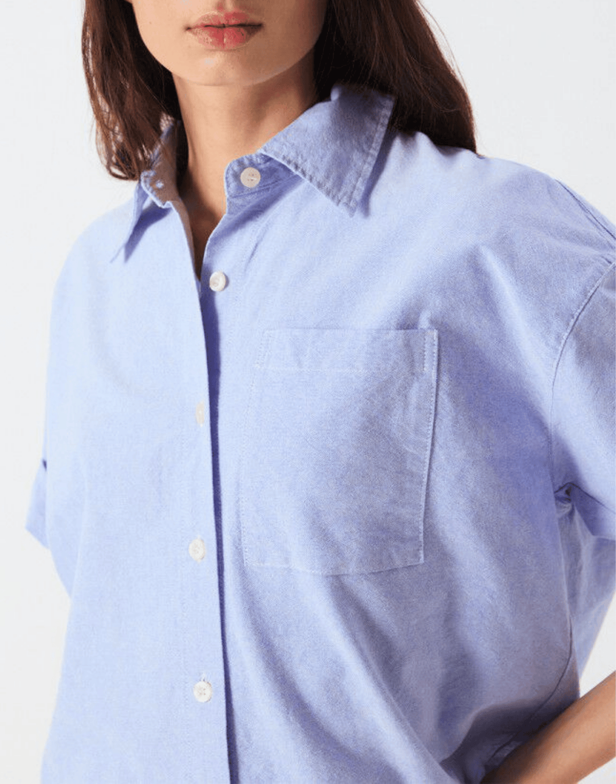 Azure Cotton Feoly Shirt