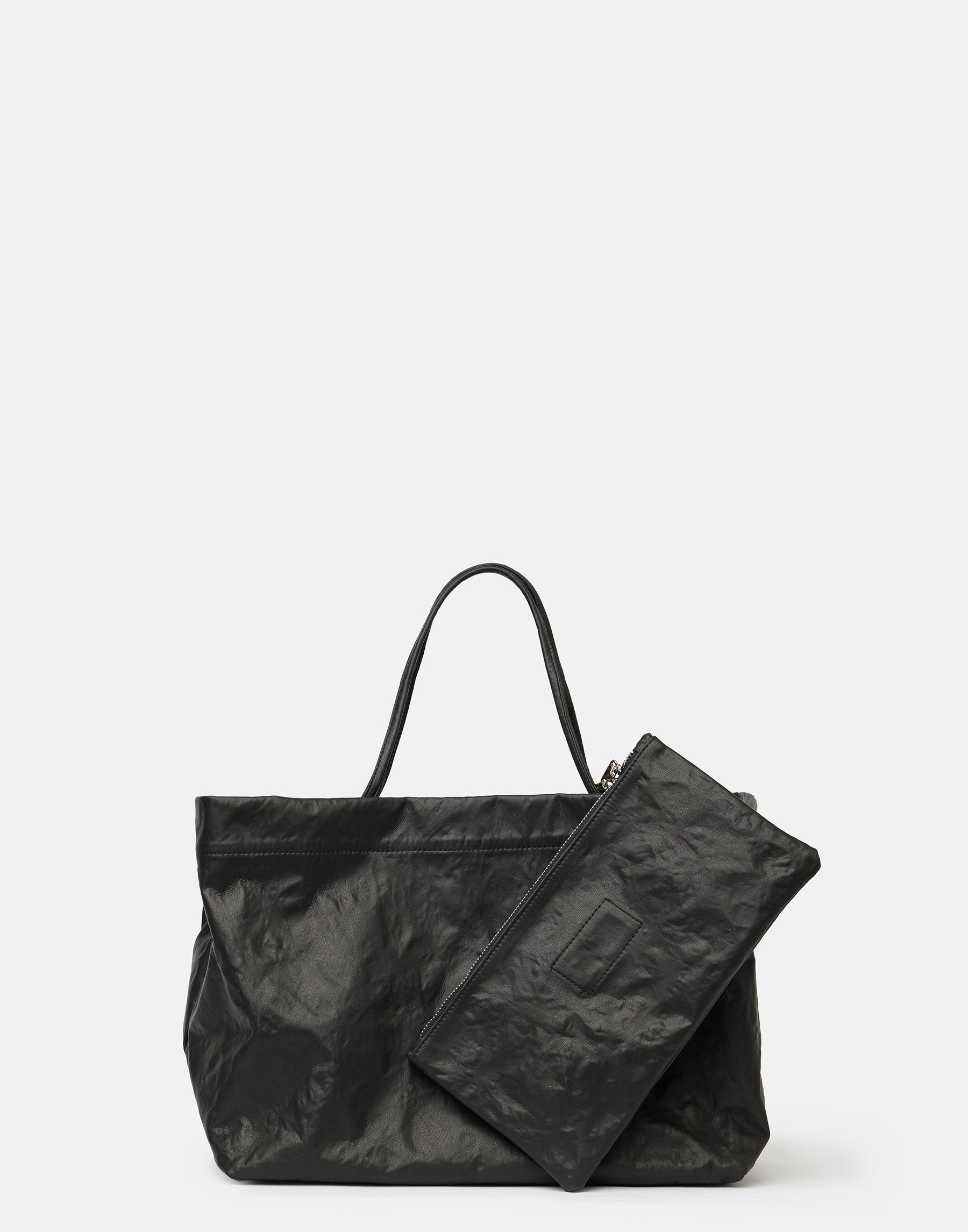 Black Eco Nappa Basket