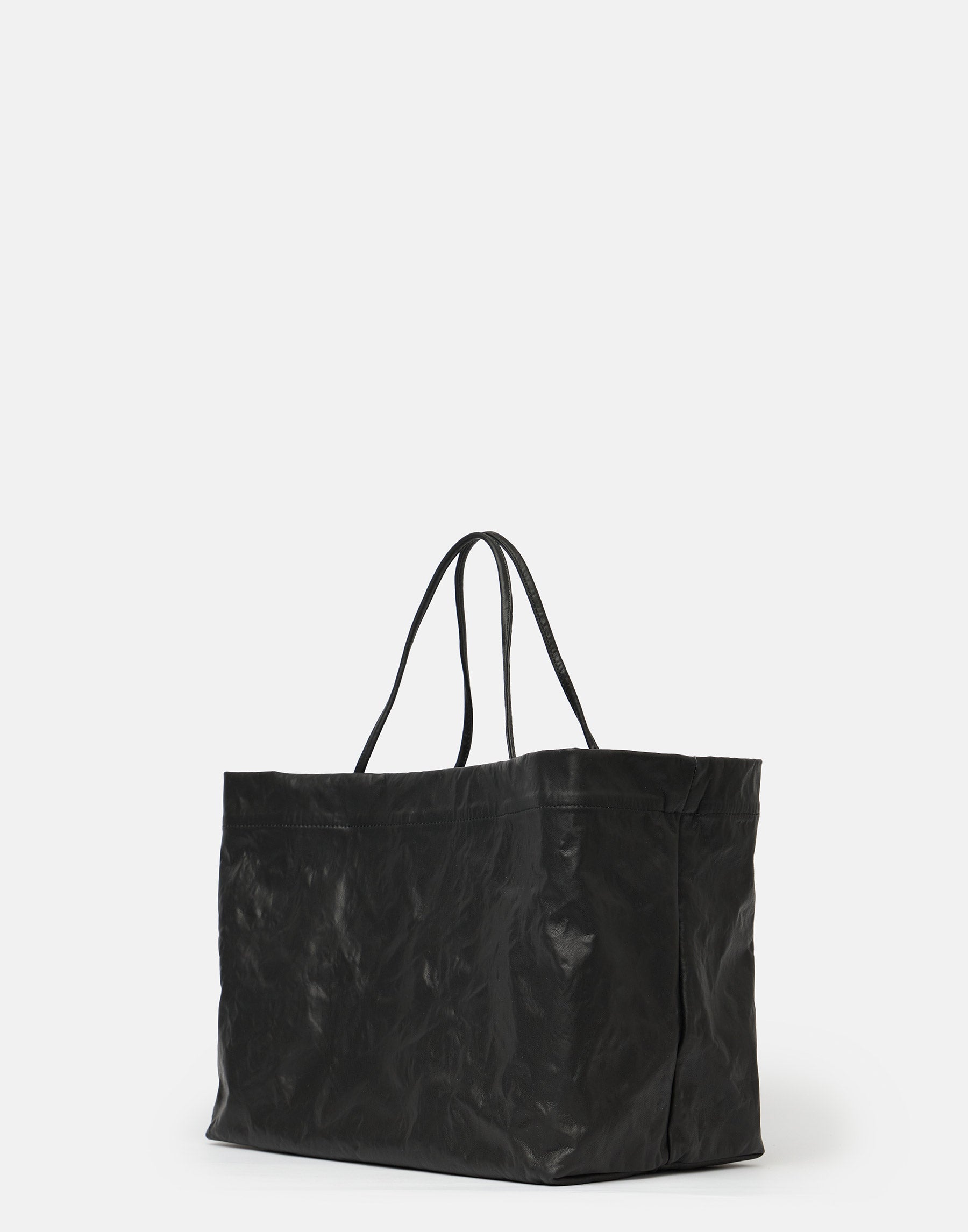 Black Eco Nappa Basket