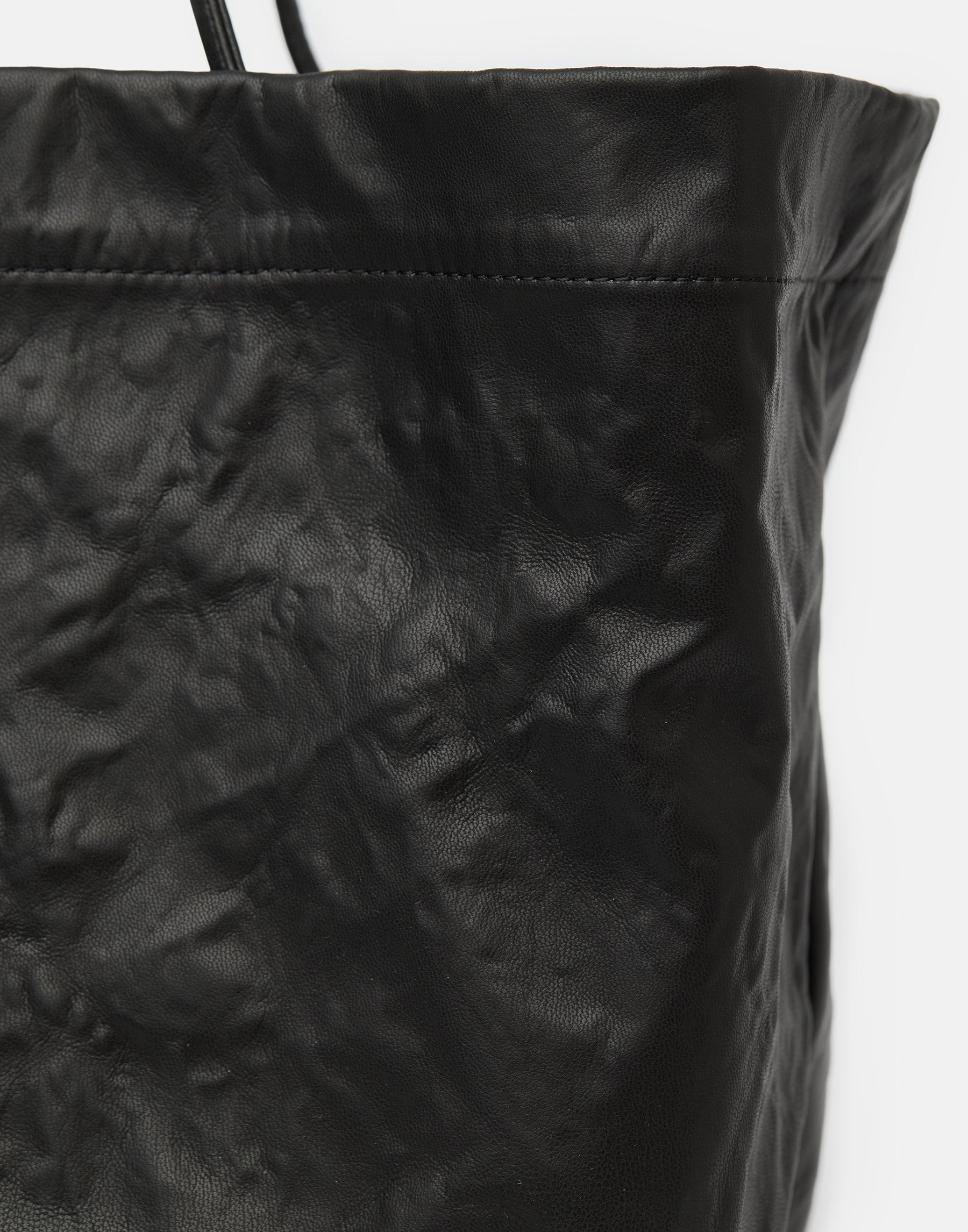 Black Eco Nappa Basket