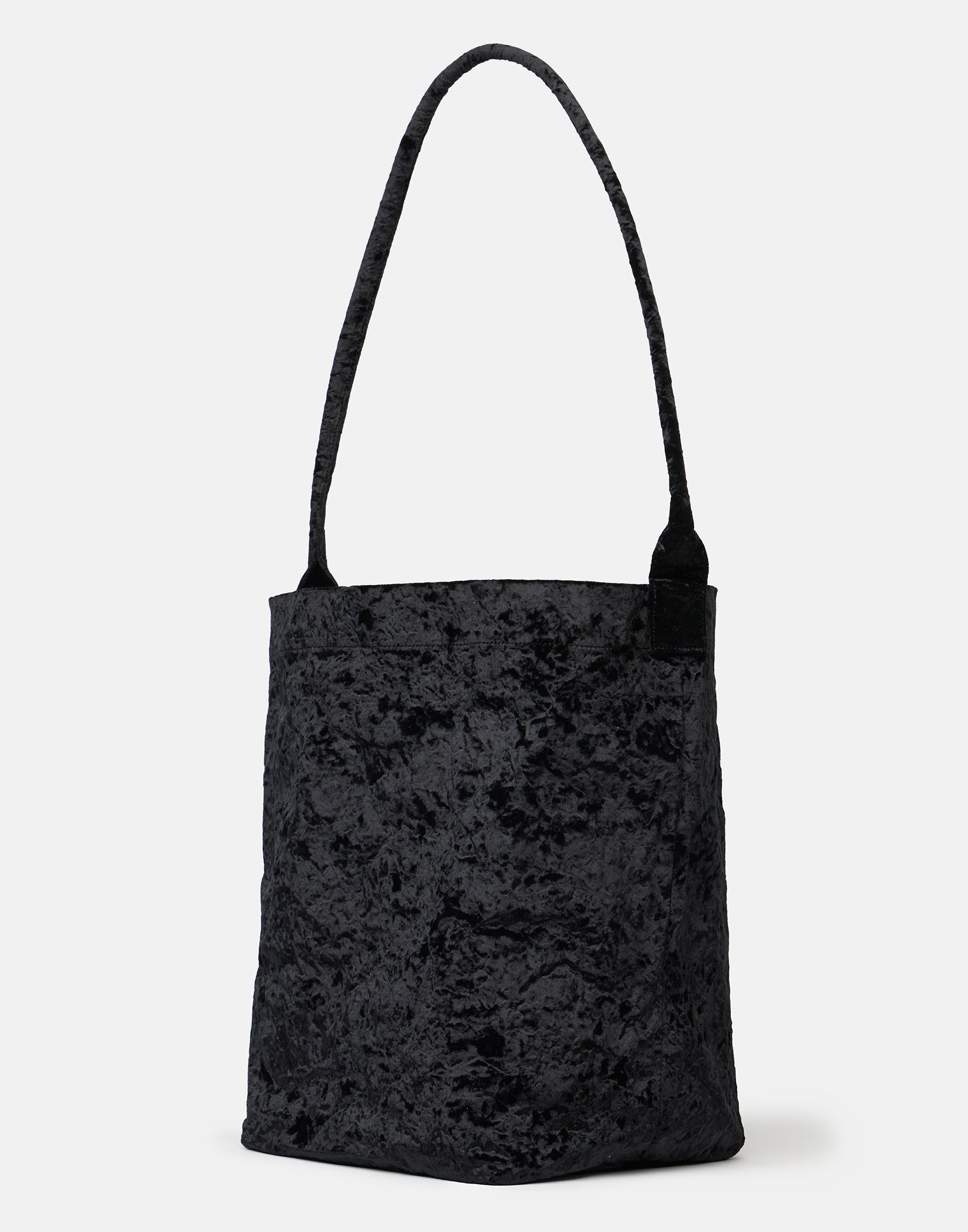 Black Velvet Big Tube Bag