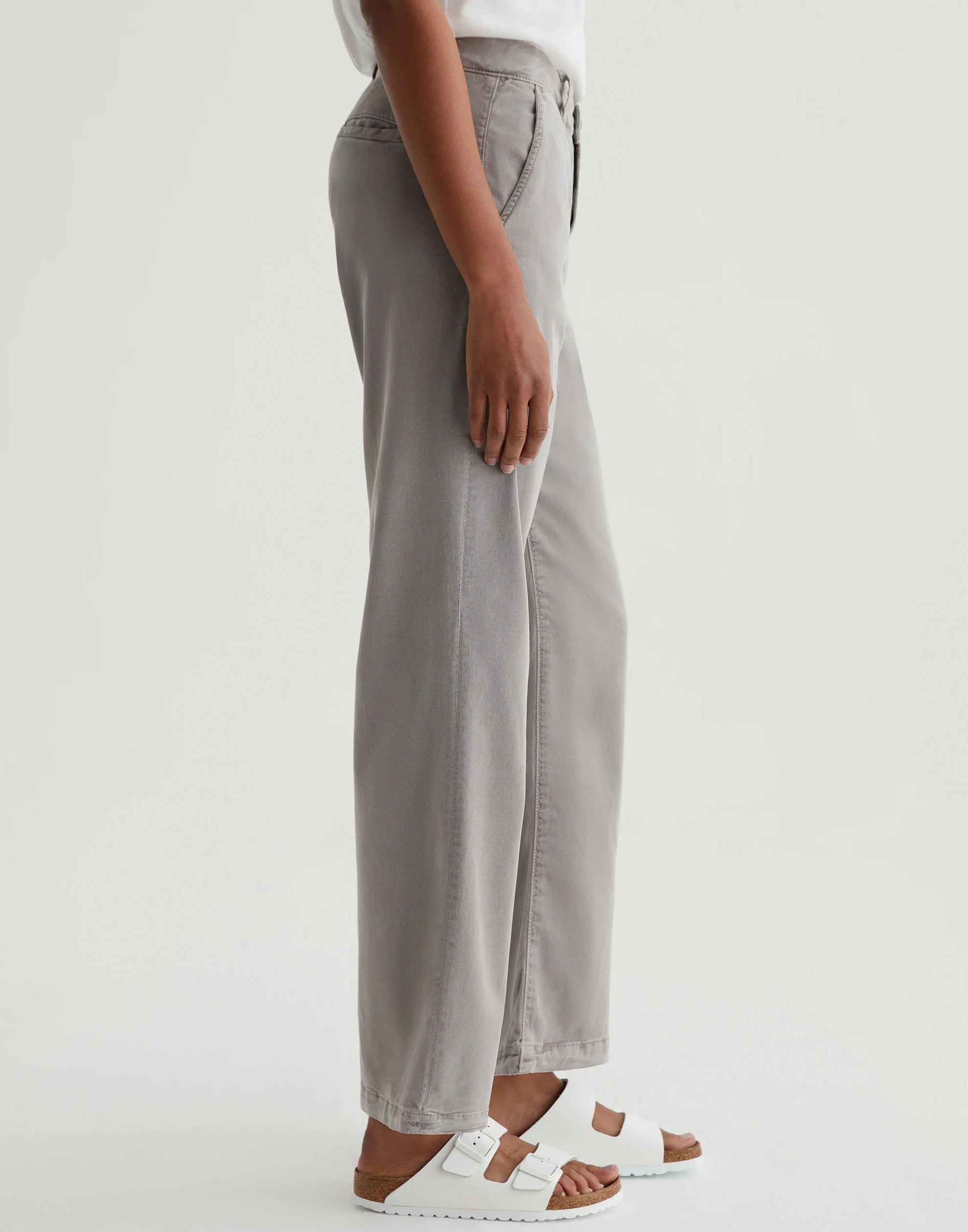 Sulfur Pebble Grey Caden Relaxed Chinos