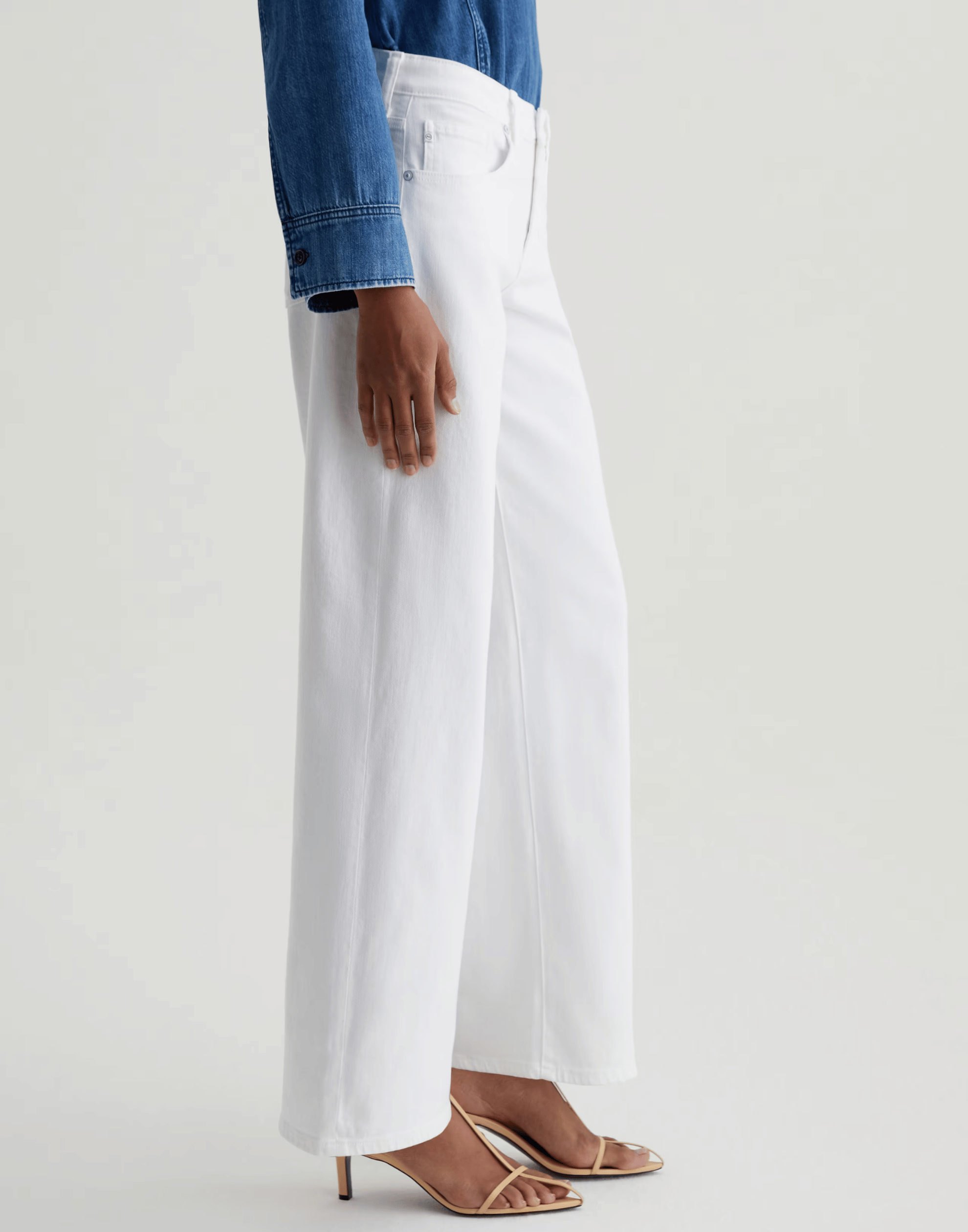 Gallery White Adria Low-Rise Jeans