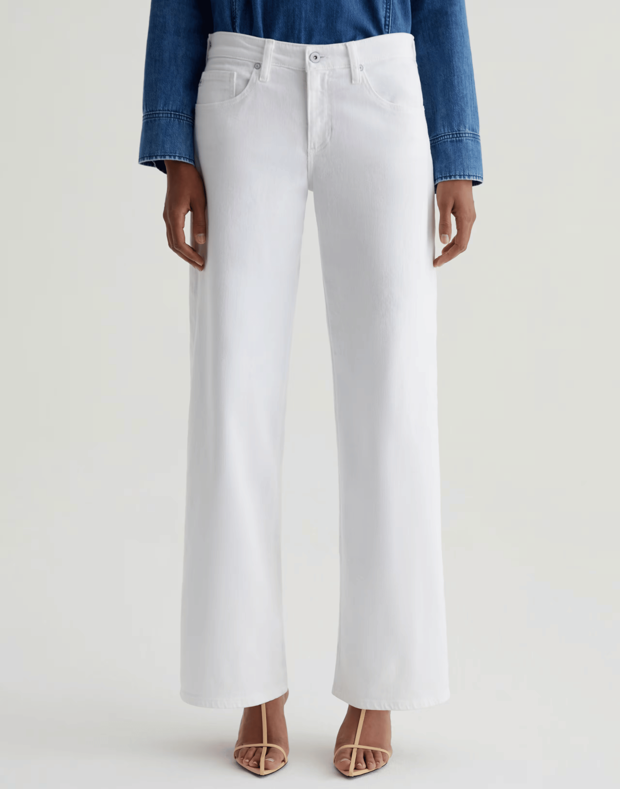 Gallery White Adria Low-Rise Jeans