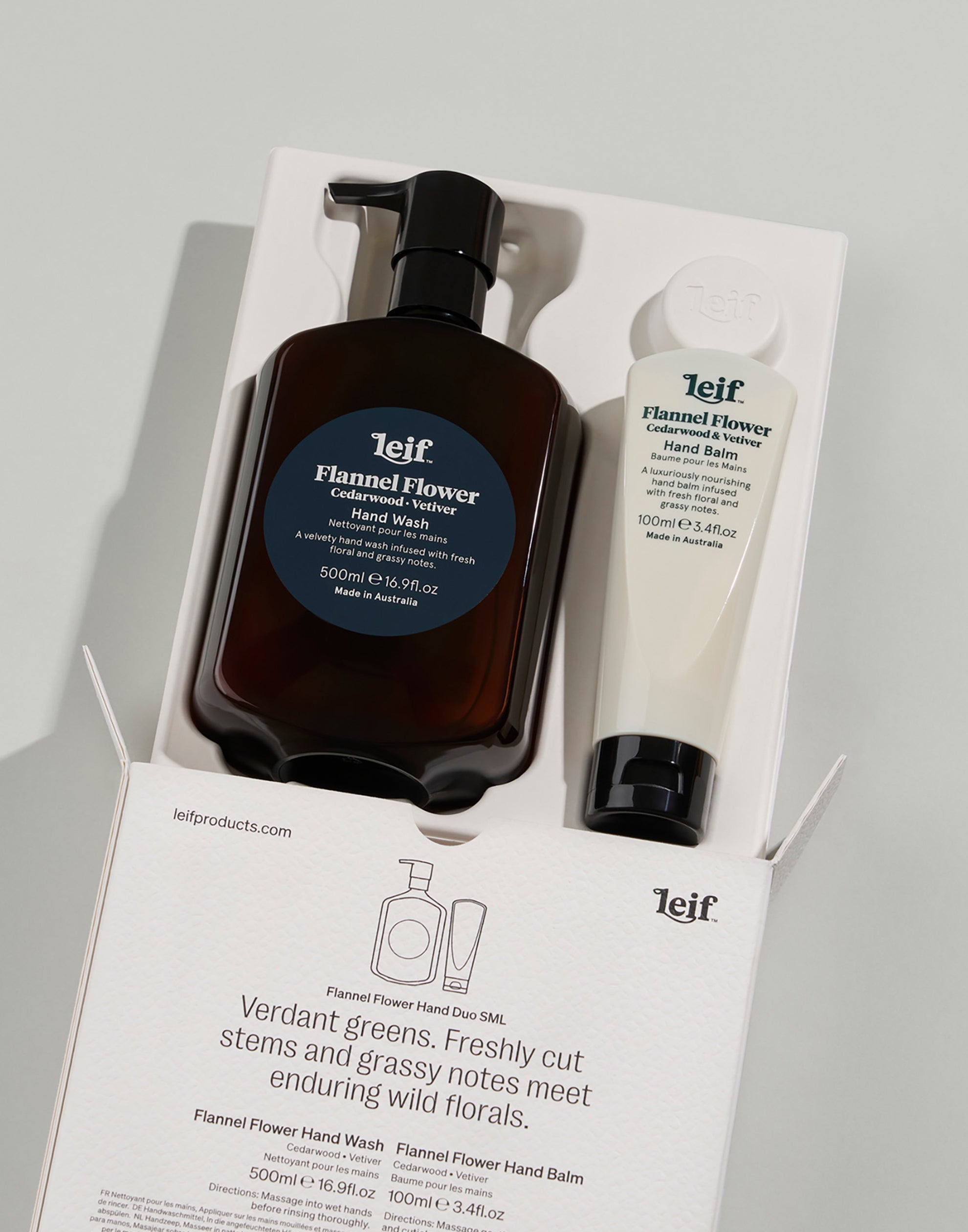 Limited Edition: Flannel Flower Hand Duo Small