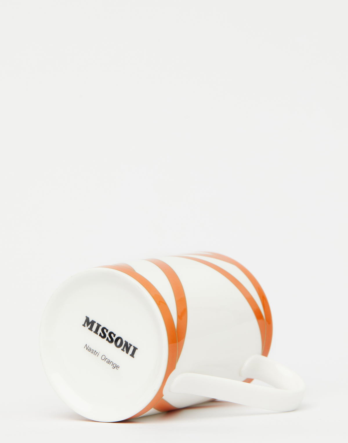 Orange & Gold Nastri Porcelain Mug