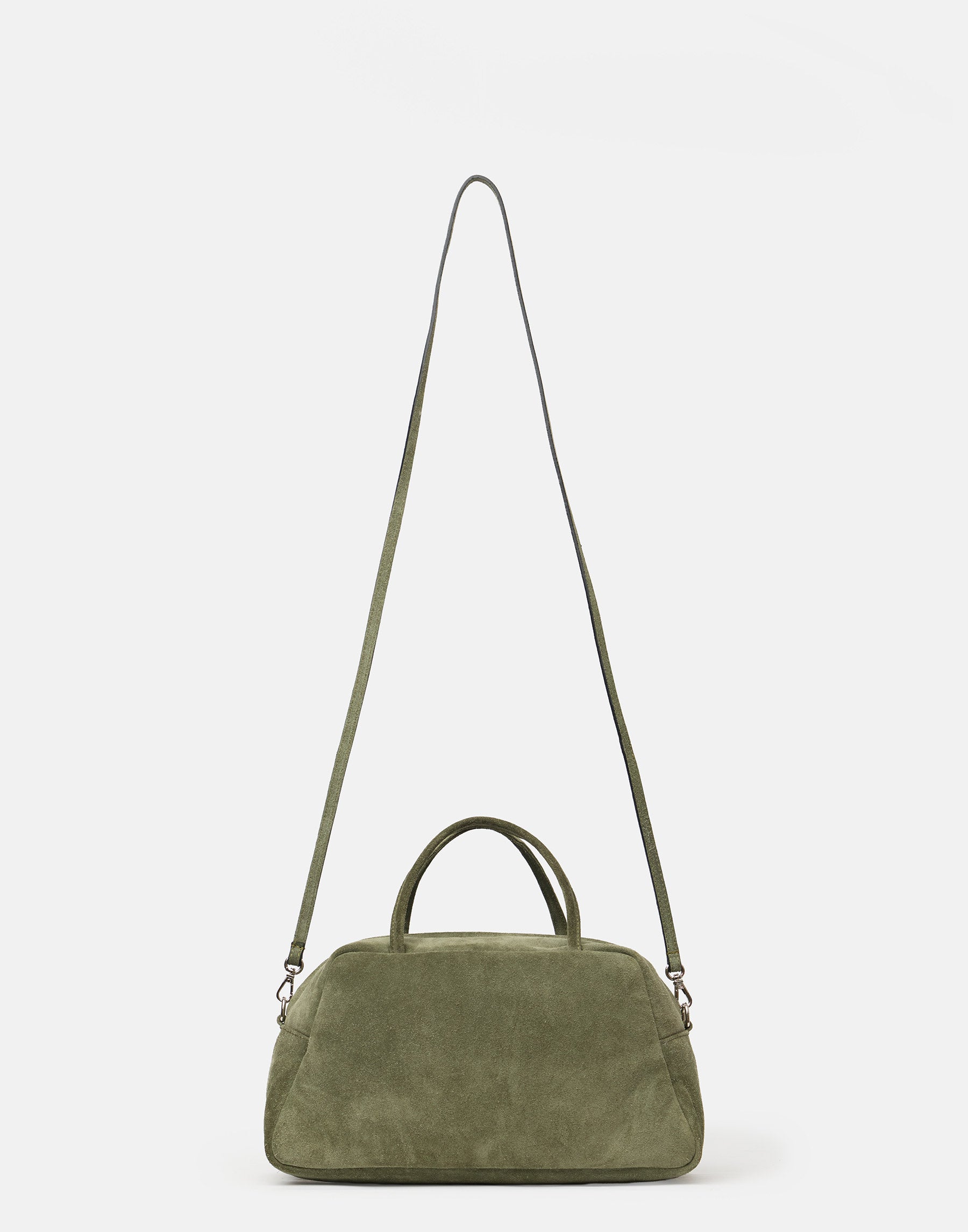 Moss Suede Leather Tilde Bag