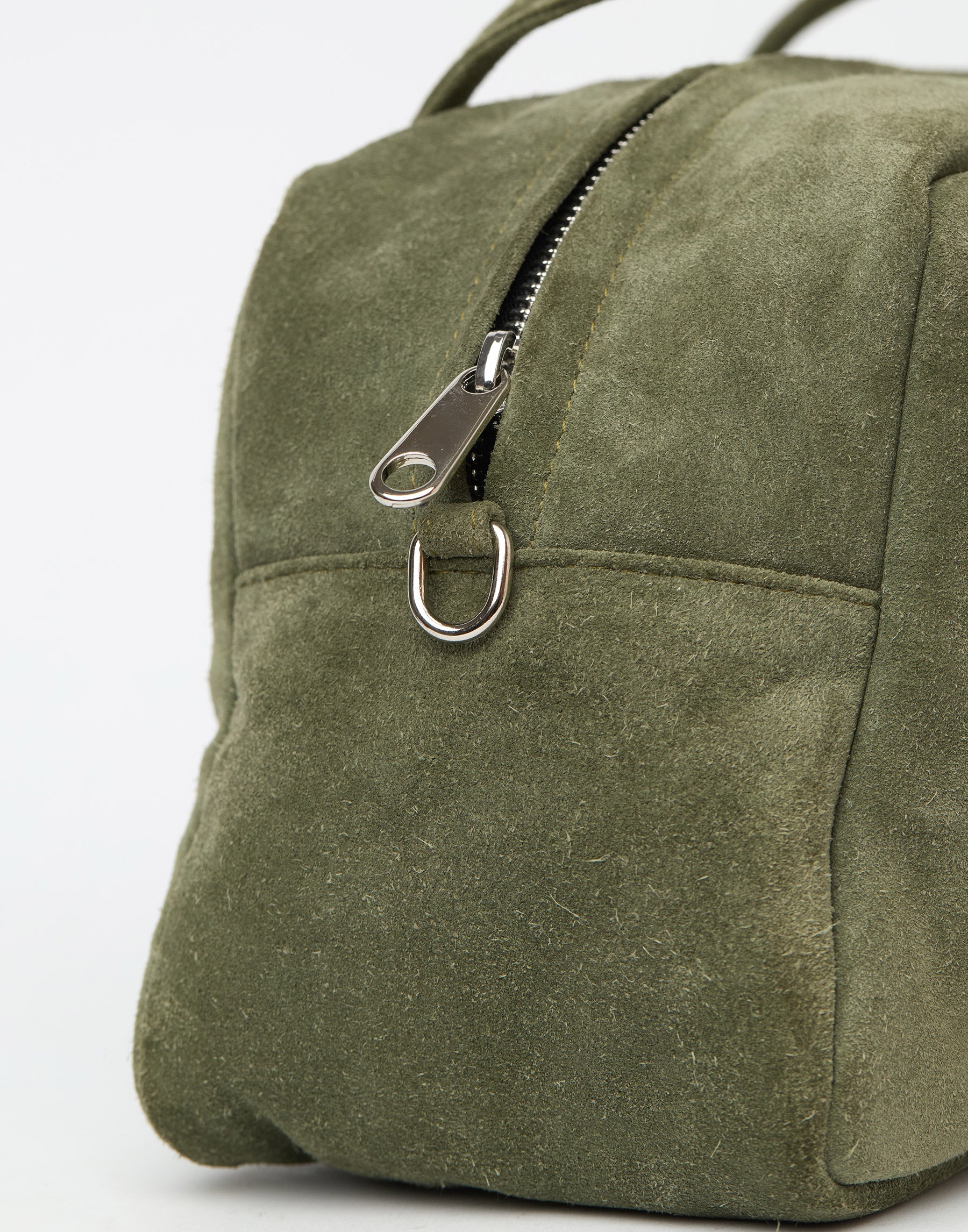 Moss Suede Leather Tilde Bag