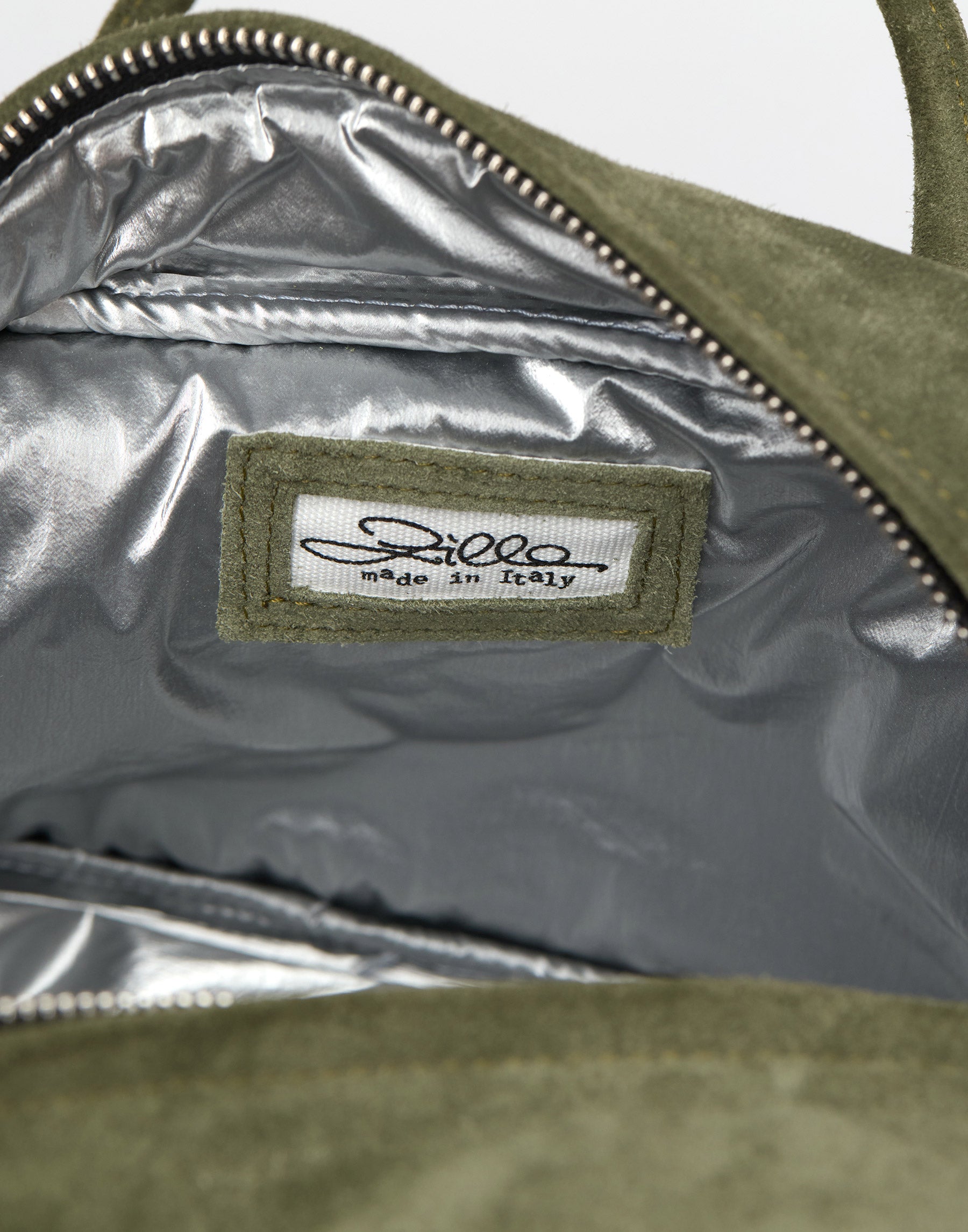 Moss Suede Leather Tilde Bag