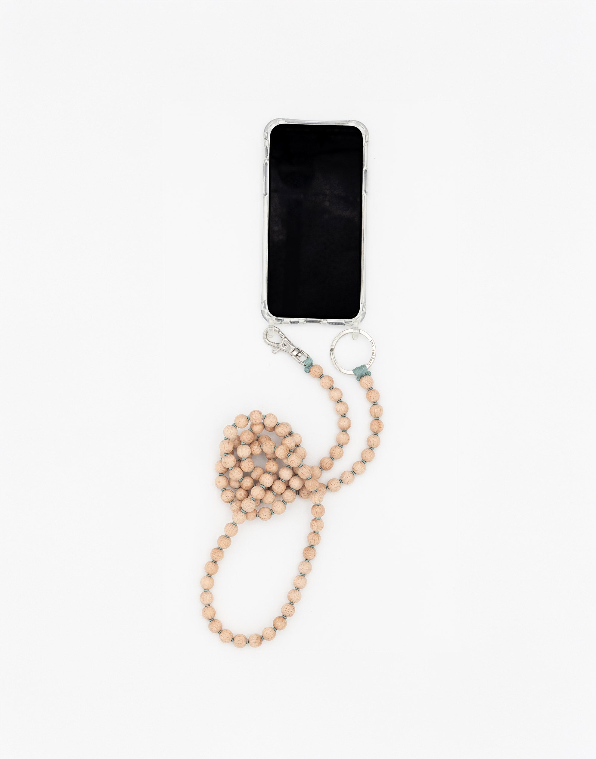 Natural Dark Salvia Phone Necklace