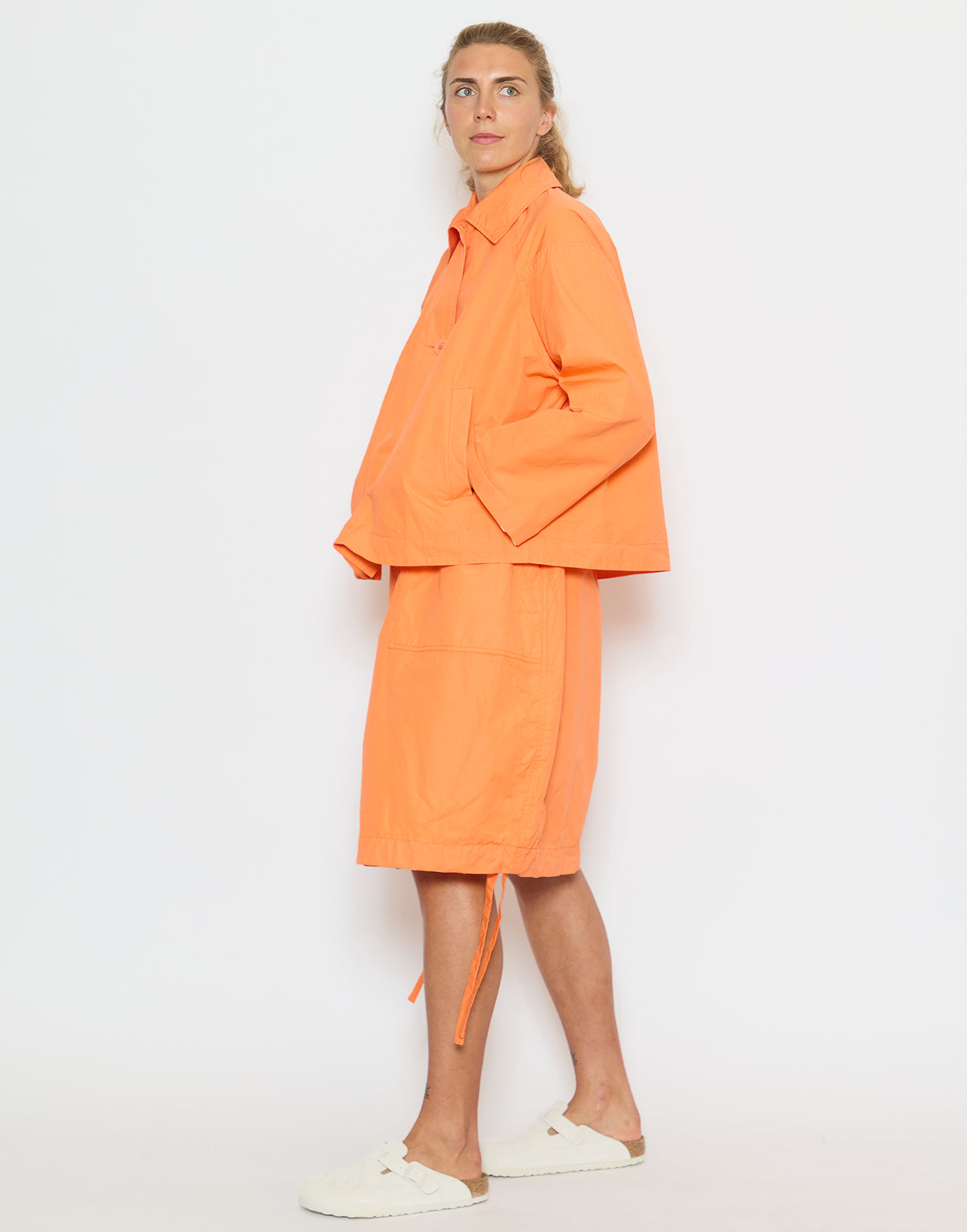 Pumpkin Cotton Drays Jacket