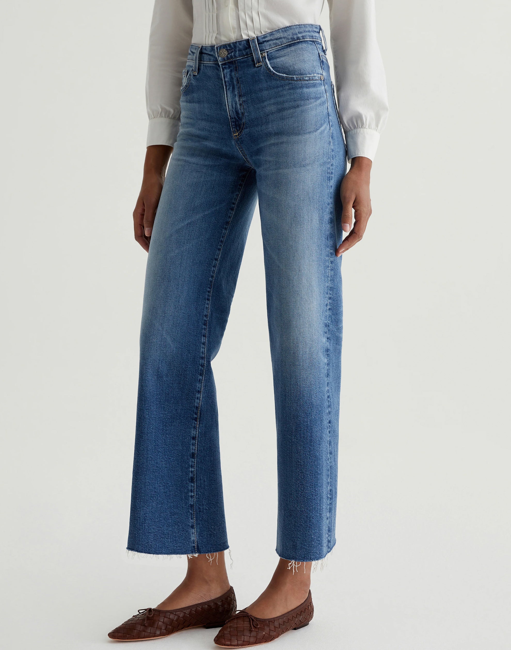16 Years Postcard Saige Wide Leg Crop Jeans