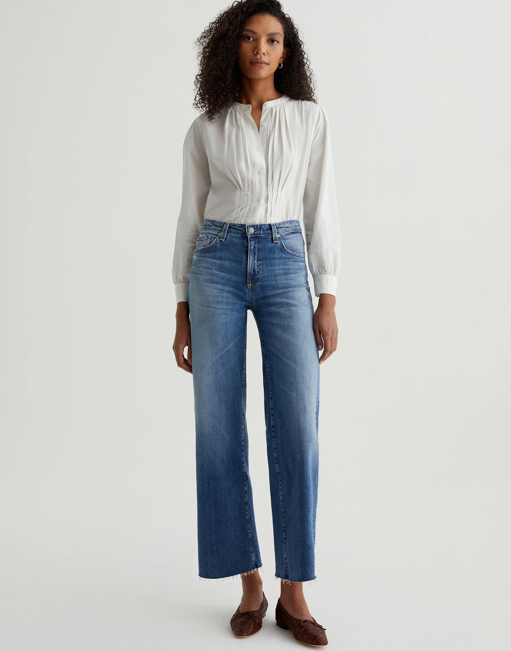16 Years Postcard Saige Wide Leg Crop Jeans