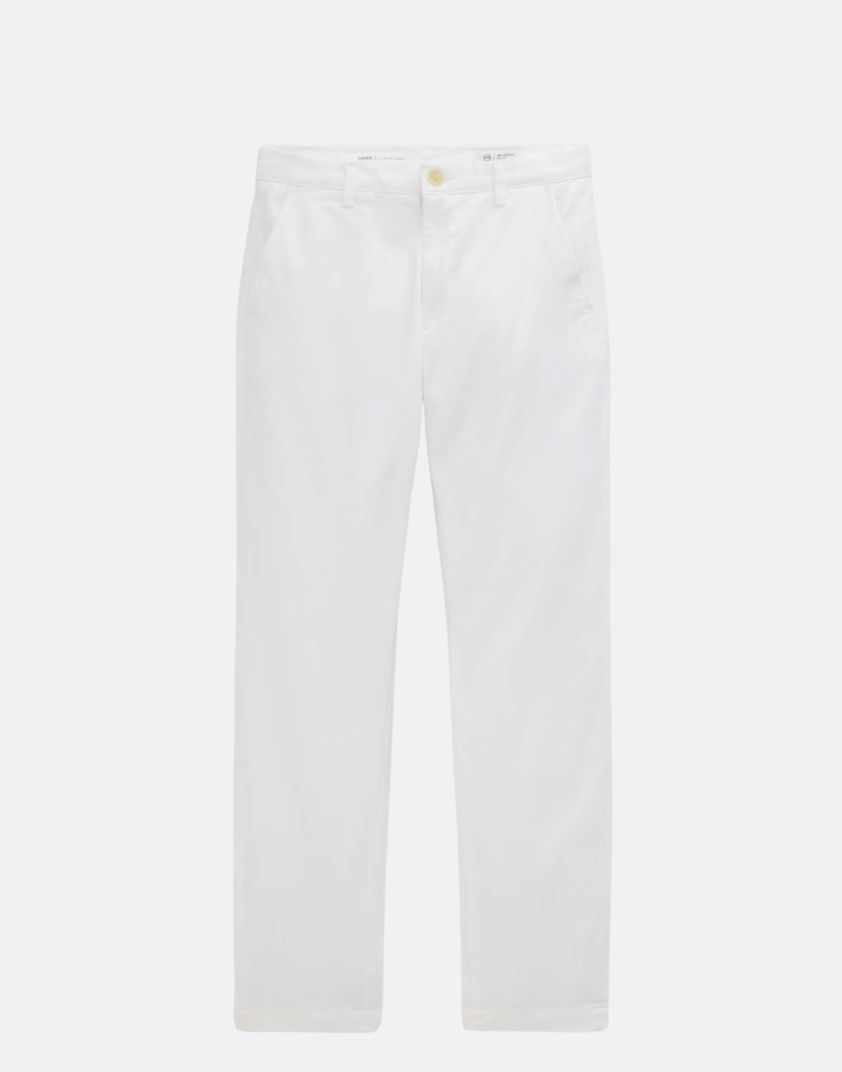 White Caden Trousers