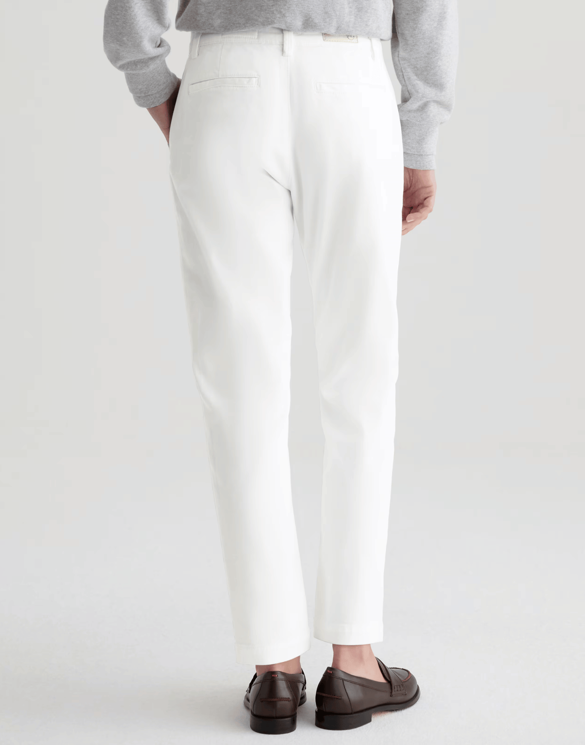 White Caden Trousers