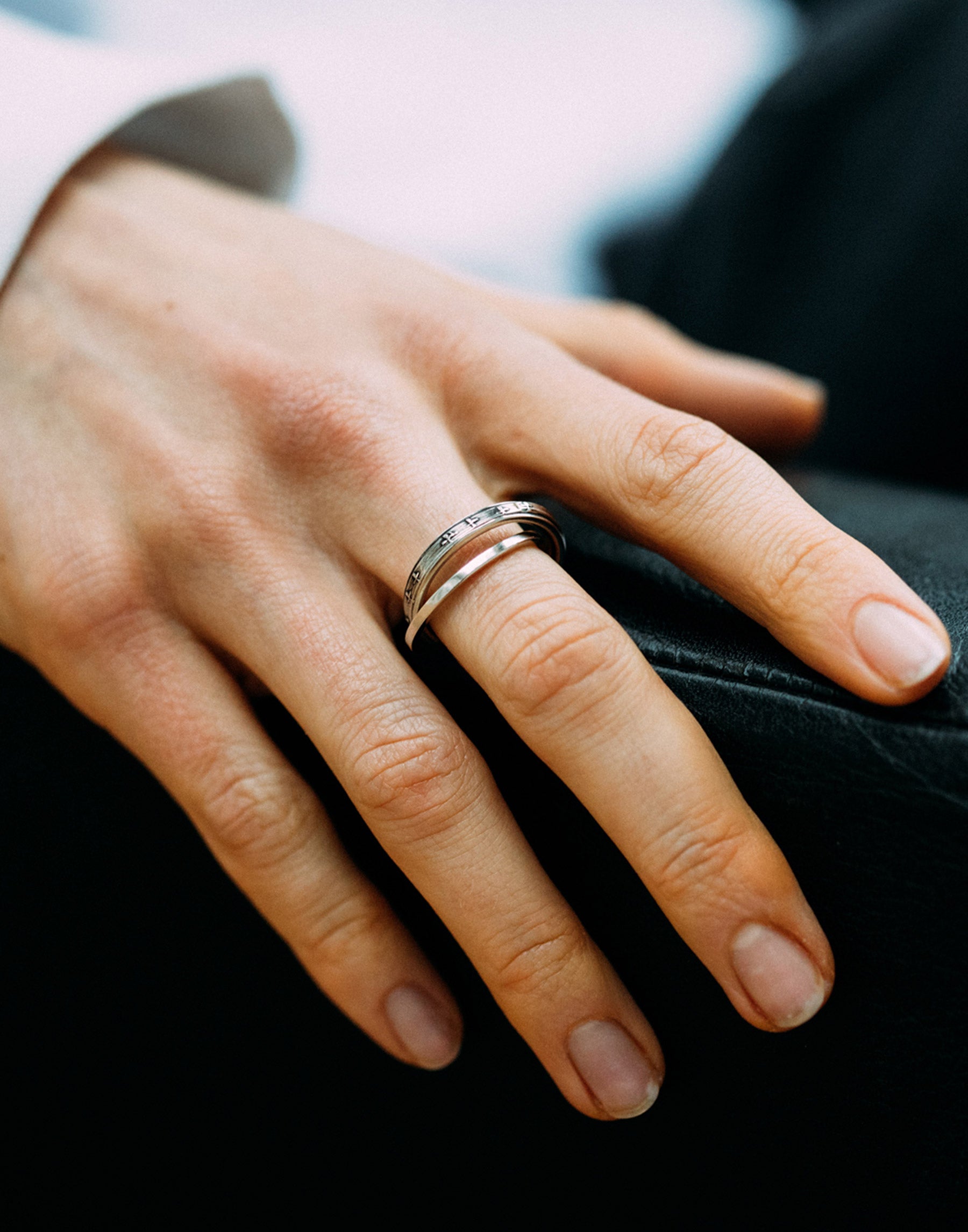 Silver Rig Unite Ring