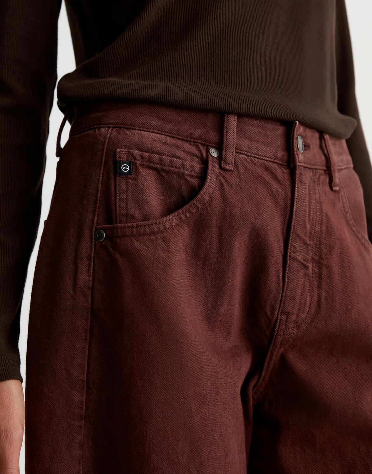 Chestnut High-Rise Hattie Crop Jeans
