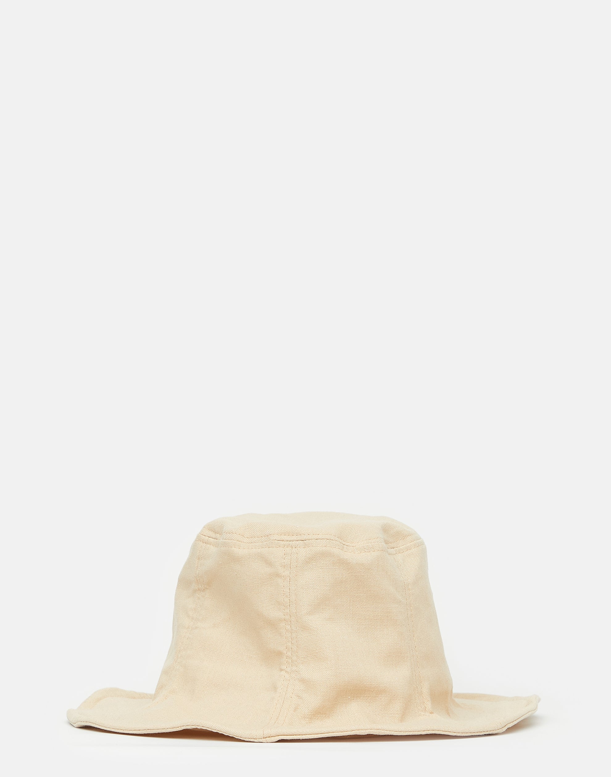 Beige Cotton & Linen Everyday Hat