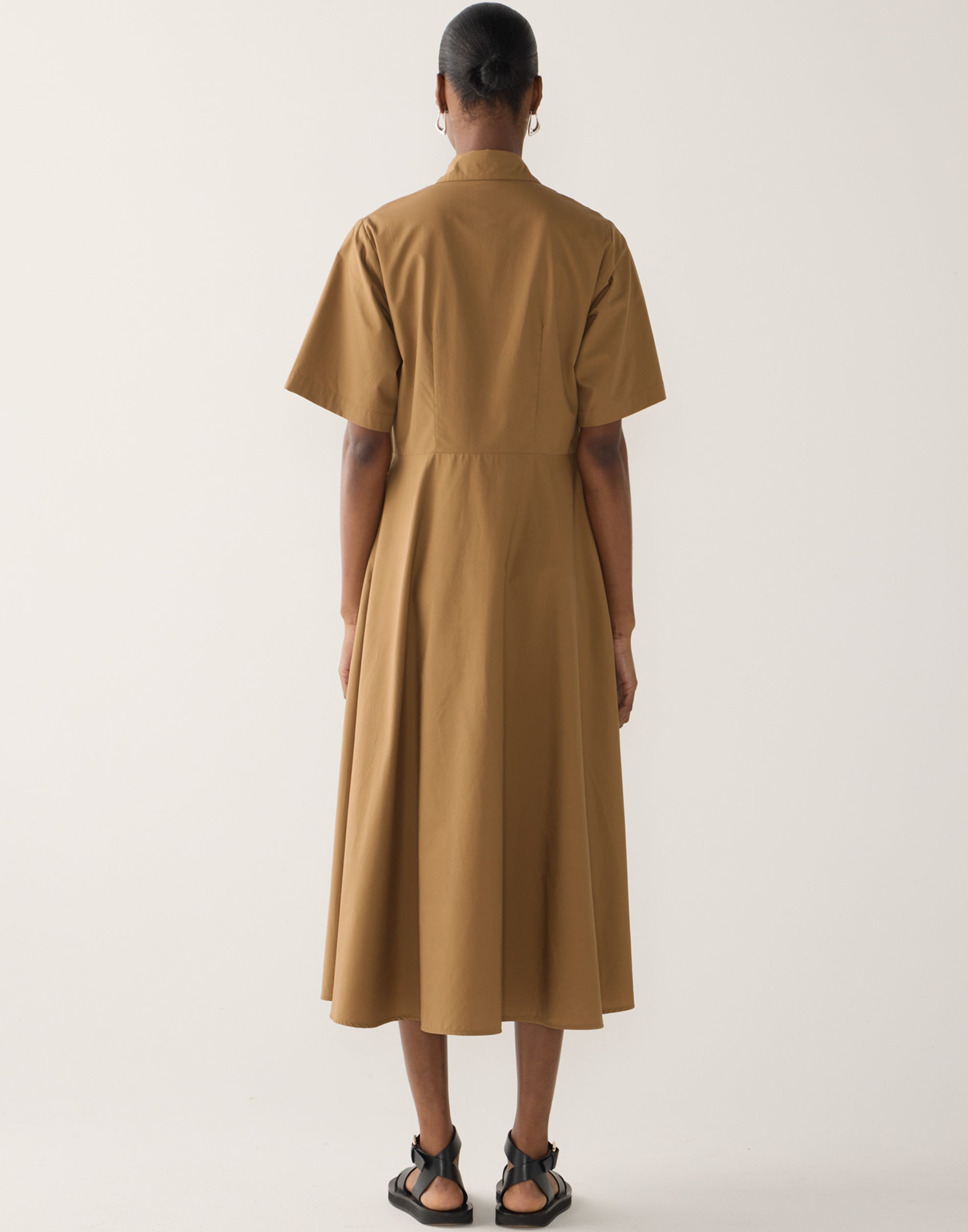Cocoa Cotton & Tencel Calliope Dress