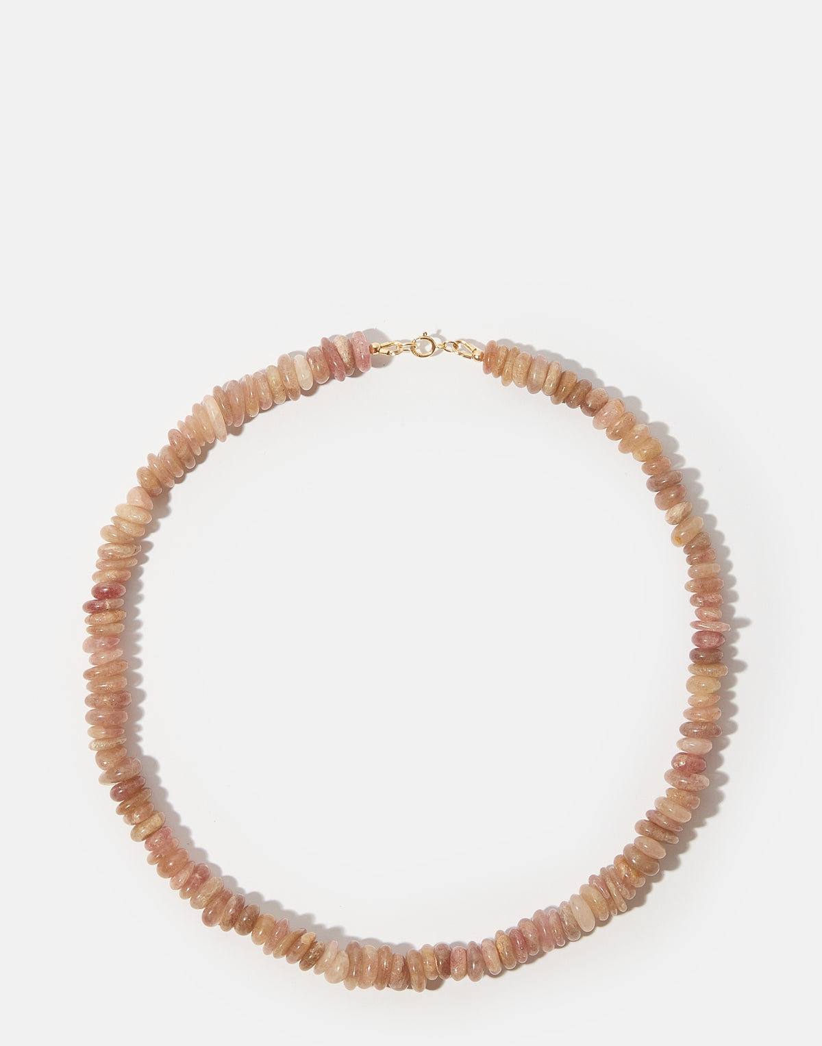 Cherry Quartz & Gold Delphine Necklace