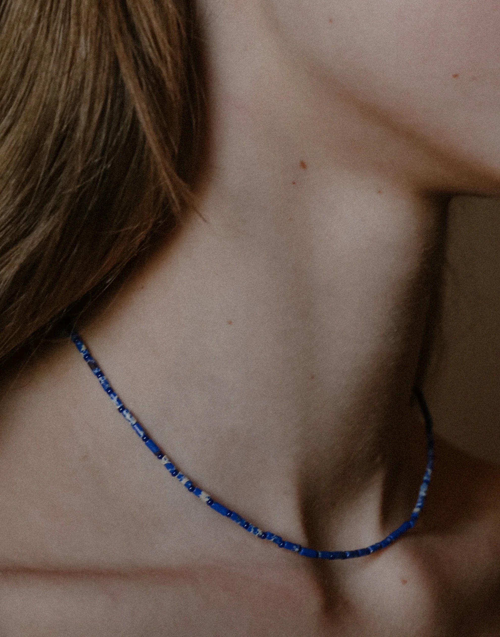 Blue & Silver Francis Necklace