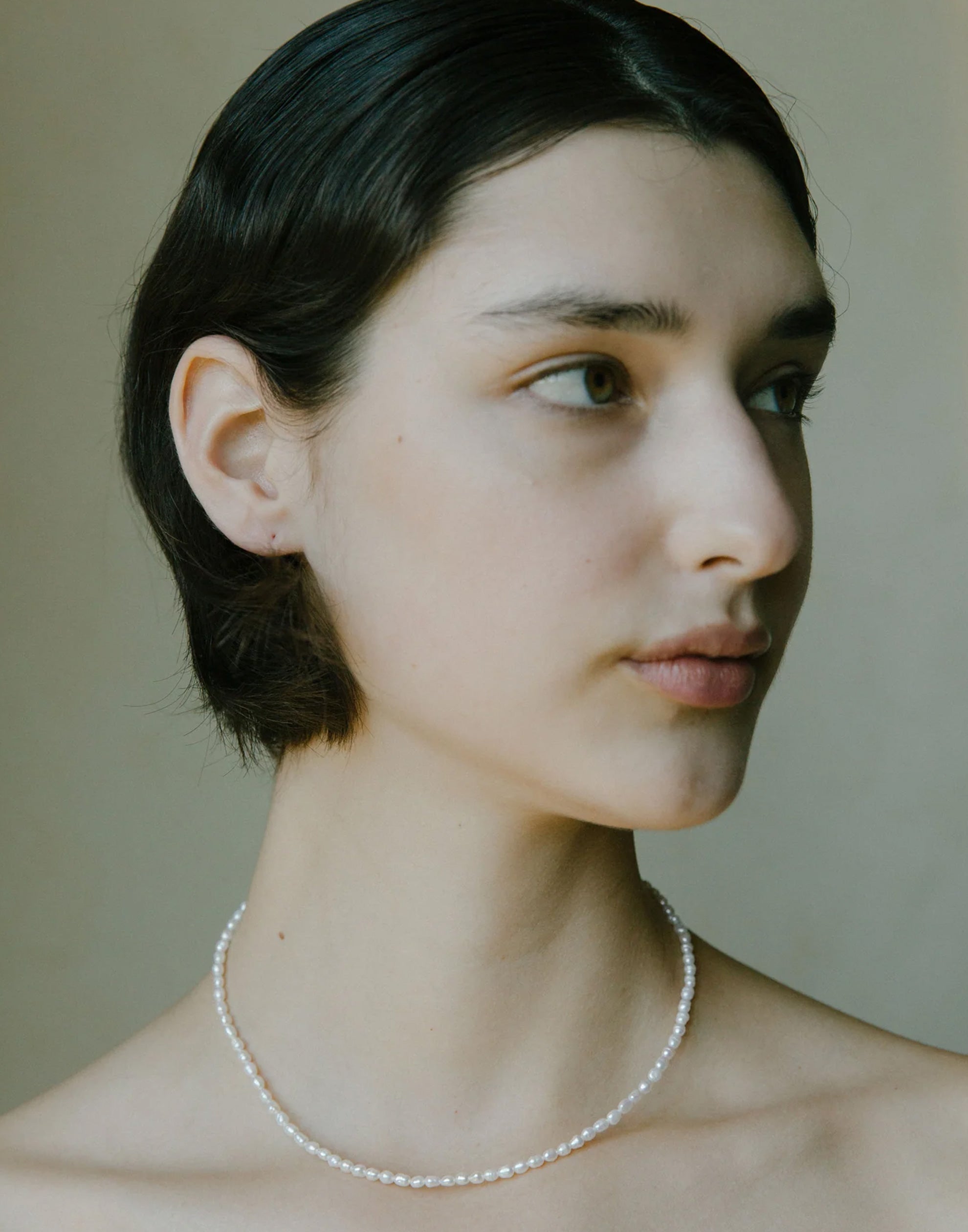 Pearl & Silver Lillie Necklace
