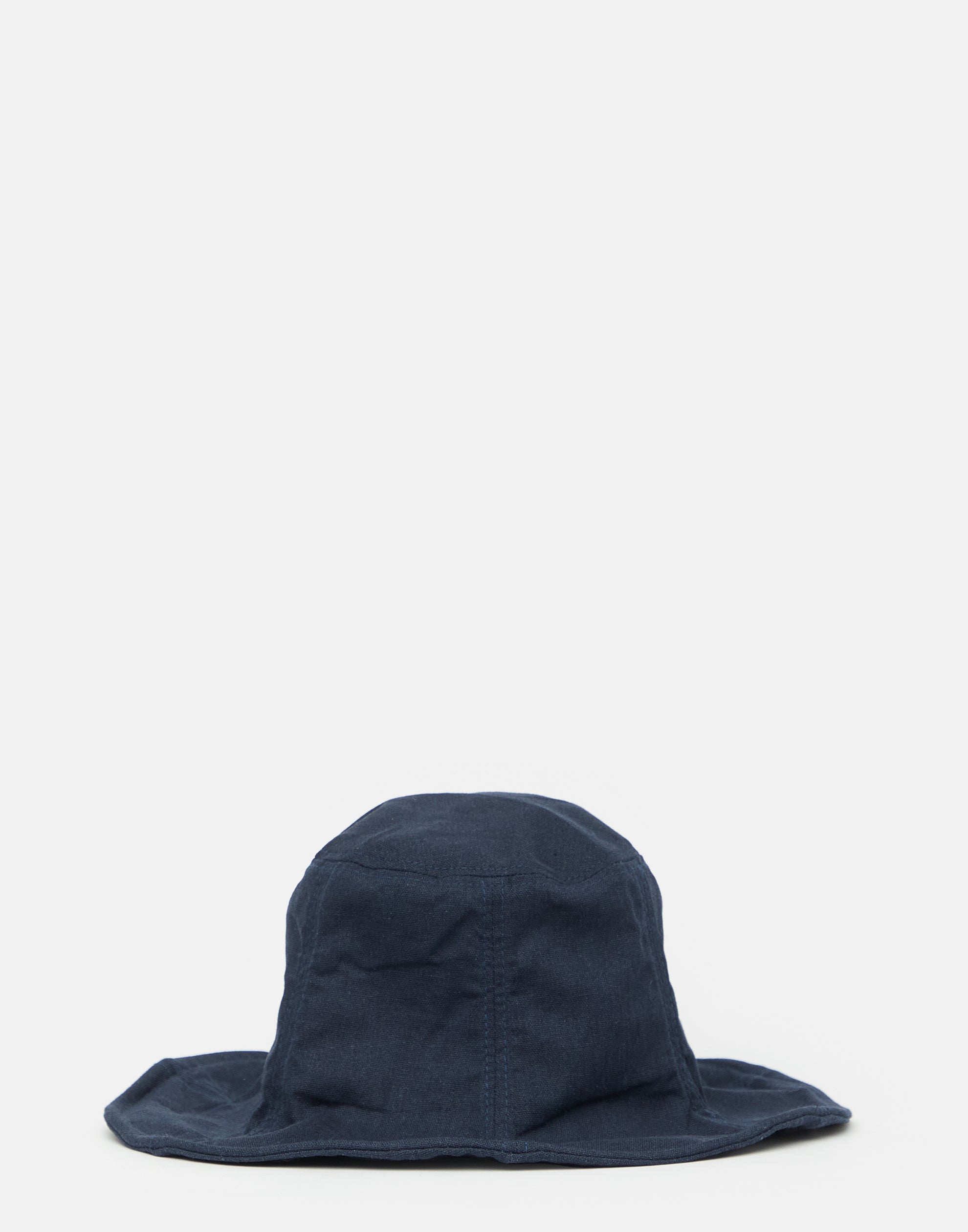 Navy Cotton & Linen Everyday Hat
