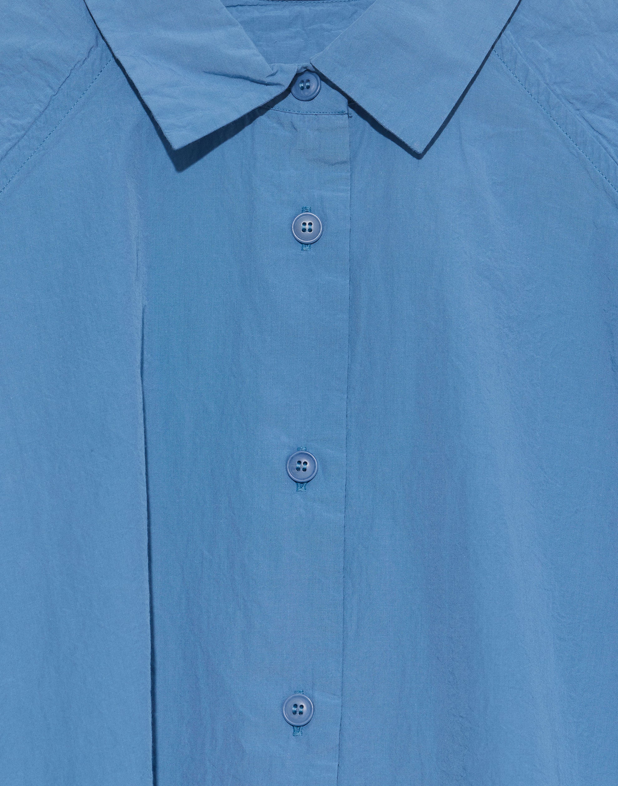 Light Blue Cotton Drays Travail Shirt