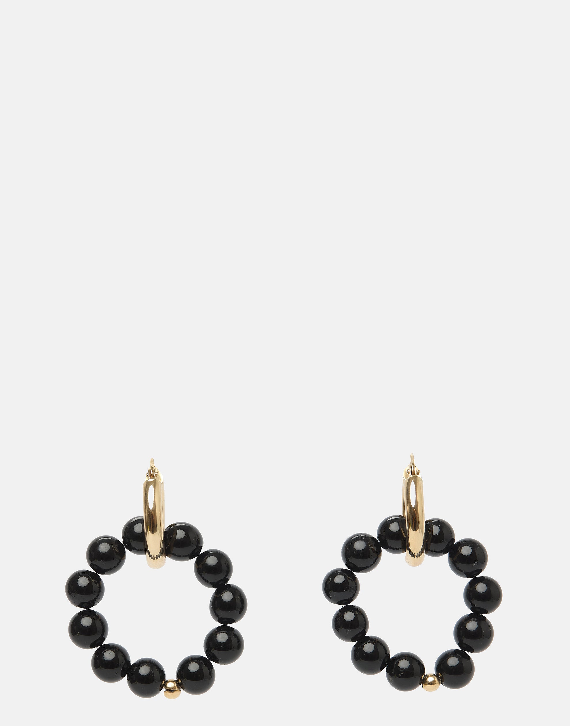 Onyx & Gold Nolan Earrings