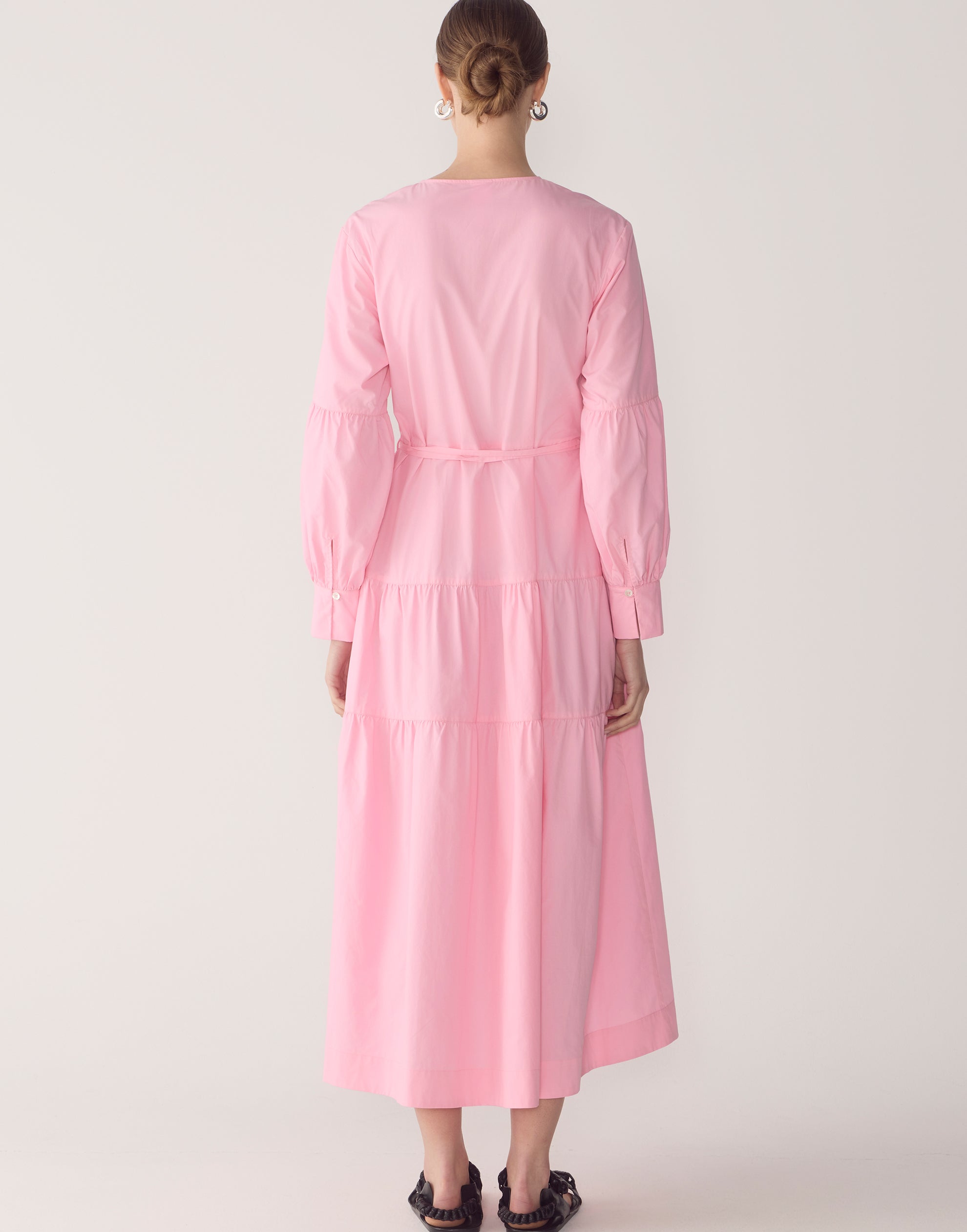 Taffy Pink Cotton & Tencel Nora Dress