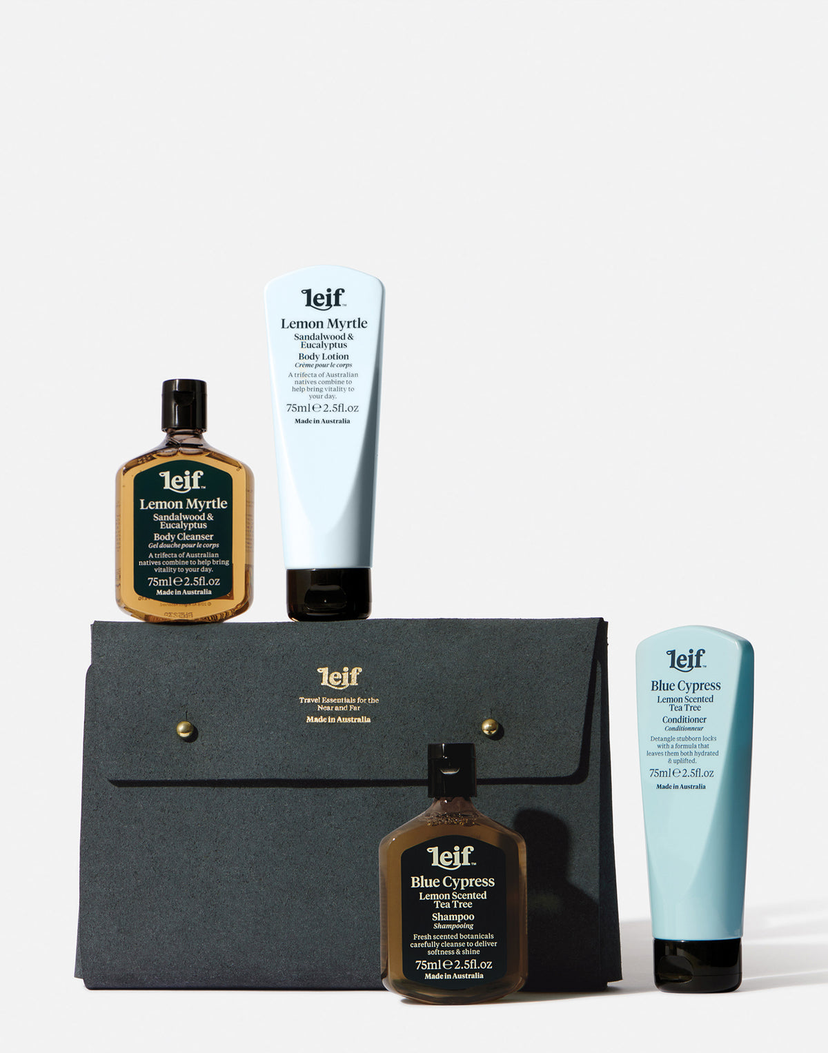 Lemon Myrtle Travel Essentials Kit 75ml