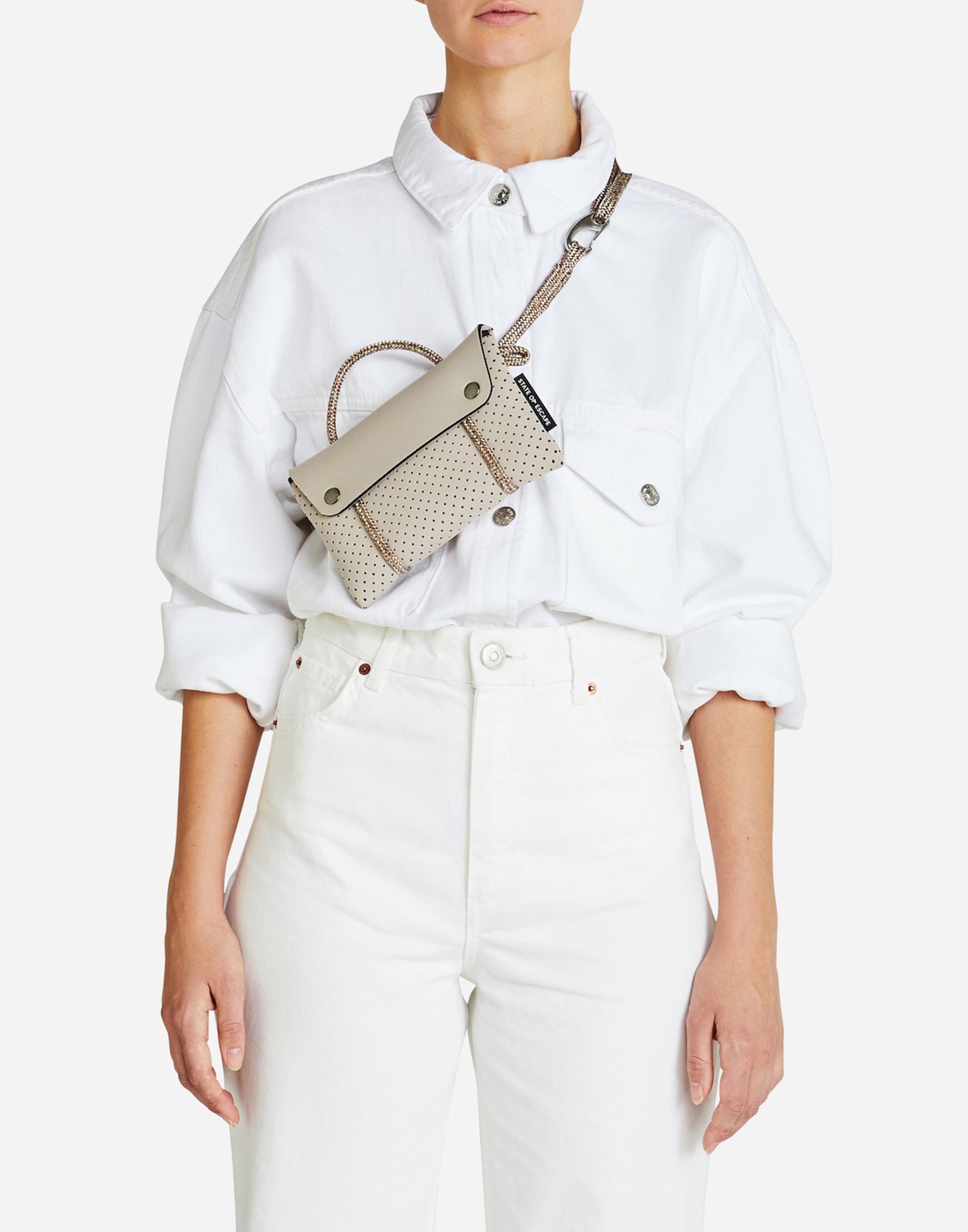 Blush Compass Belt Bag