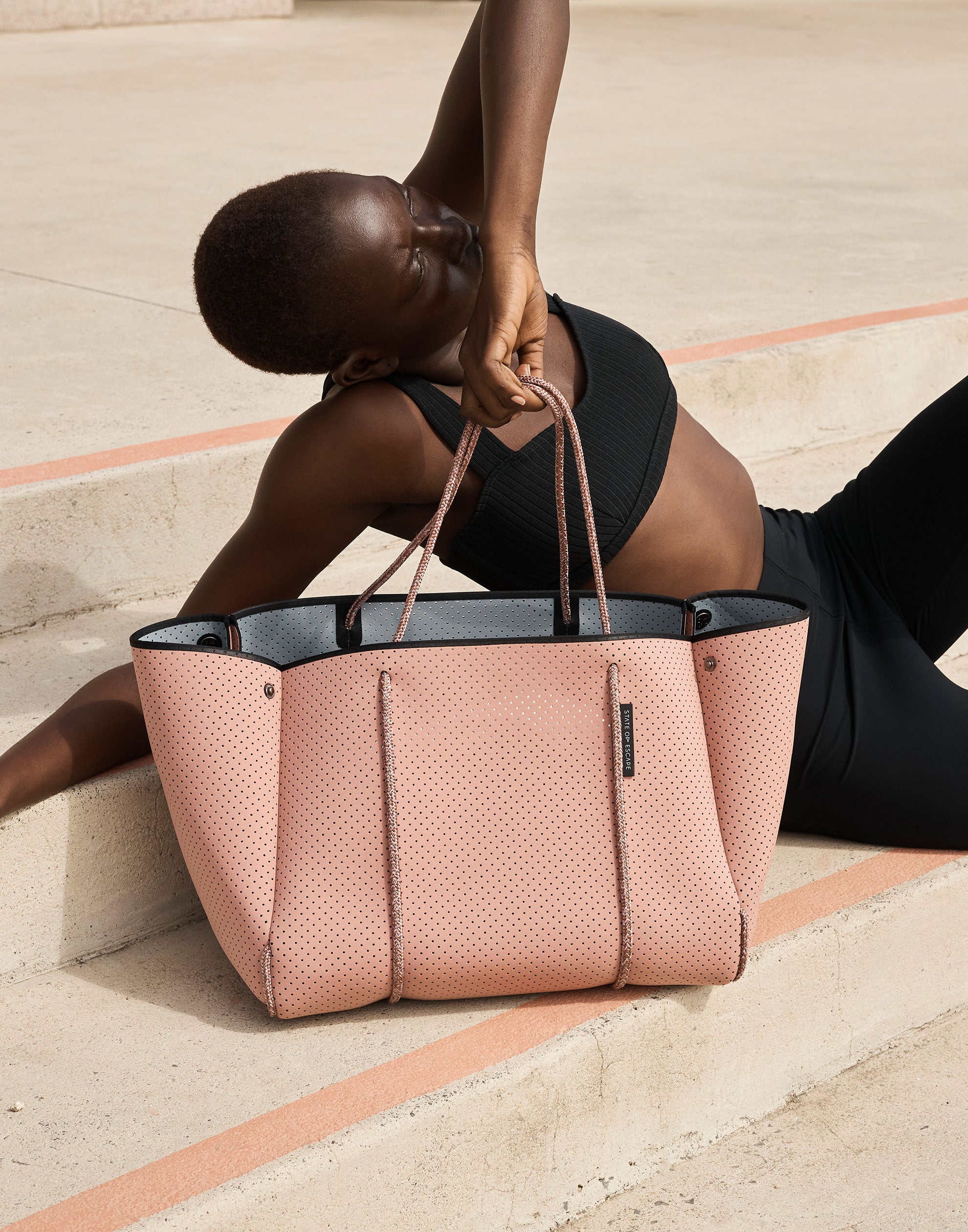 Deep Musk & Dove Dual Tone Escape Tote