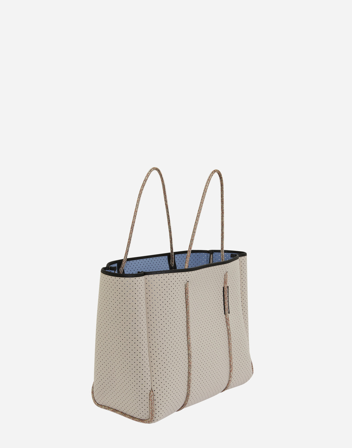 Stone & Washed Lapis Dual Tone Flying Solo Tote