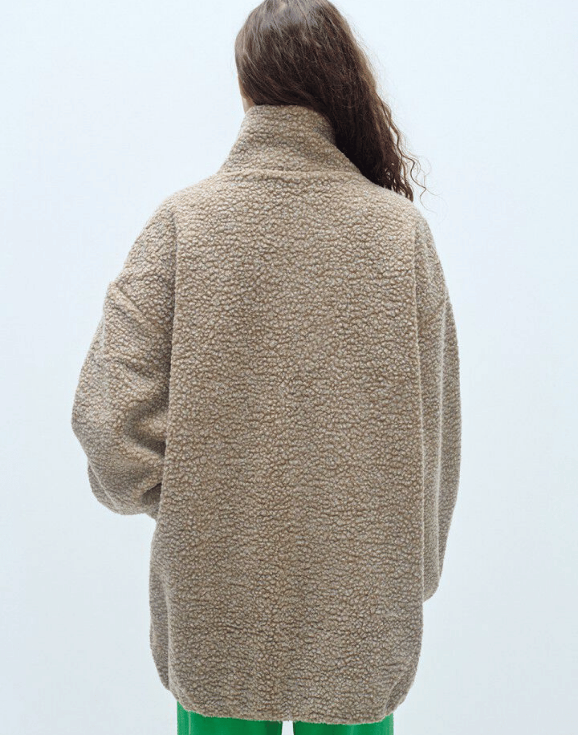 Nutmeg Faux Shearling Hocktown Coat