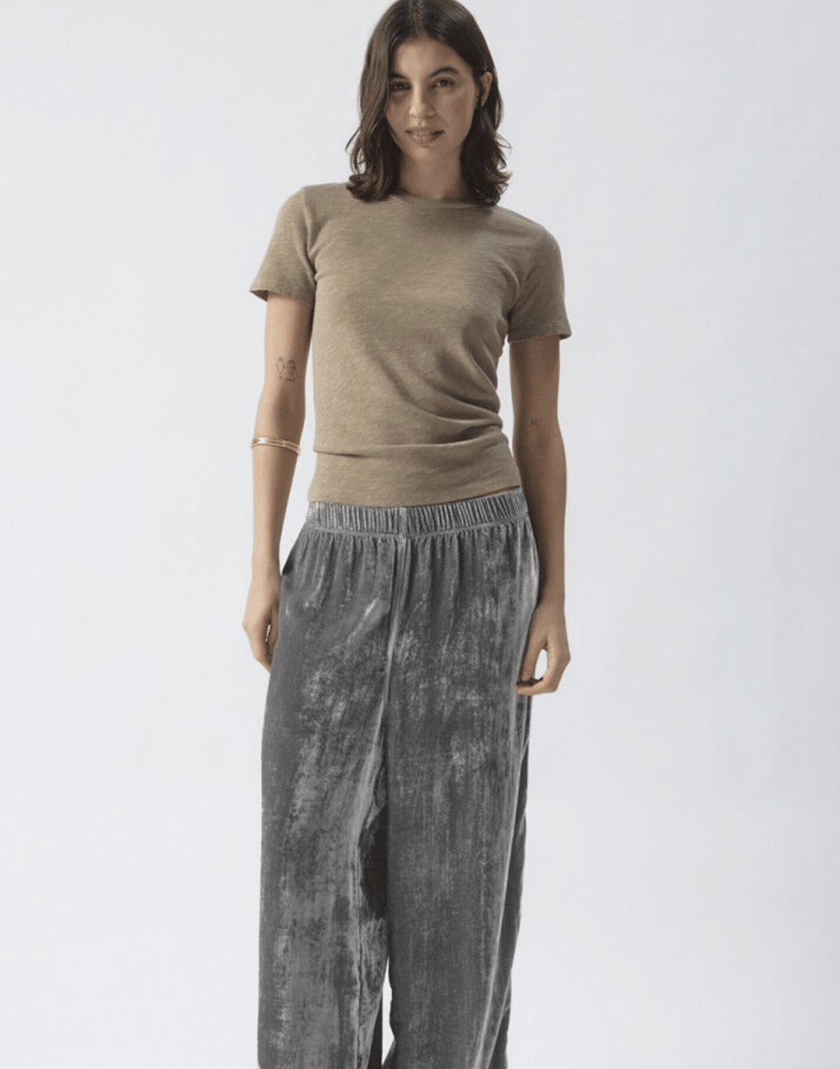 Vintage Seed Cotton Sonoma Fitted T-Shirt